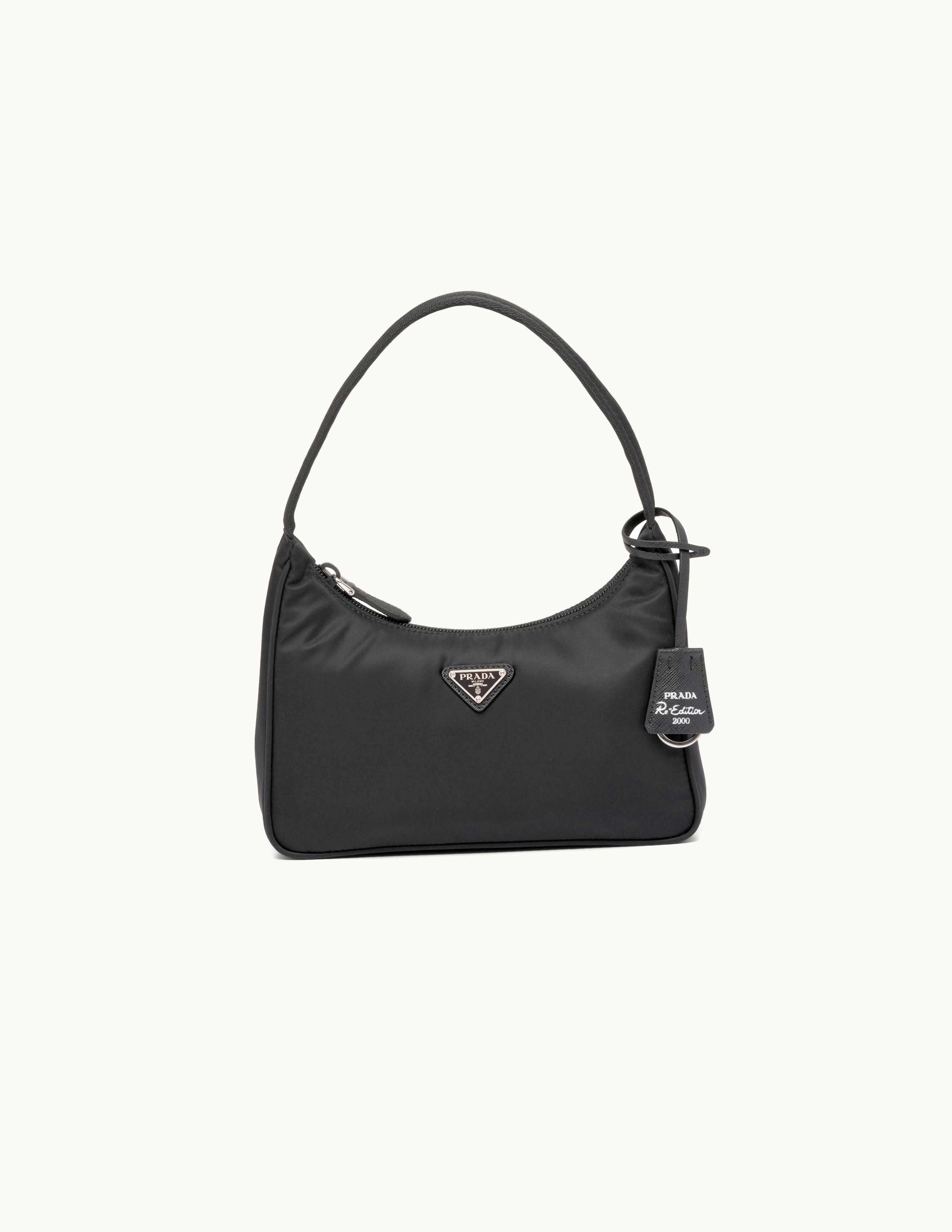 Prada Black Re-nylon Prada Re-edition 2000 Mini-bag