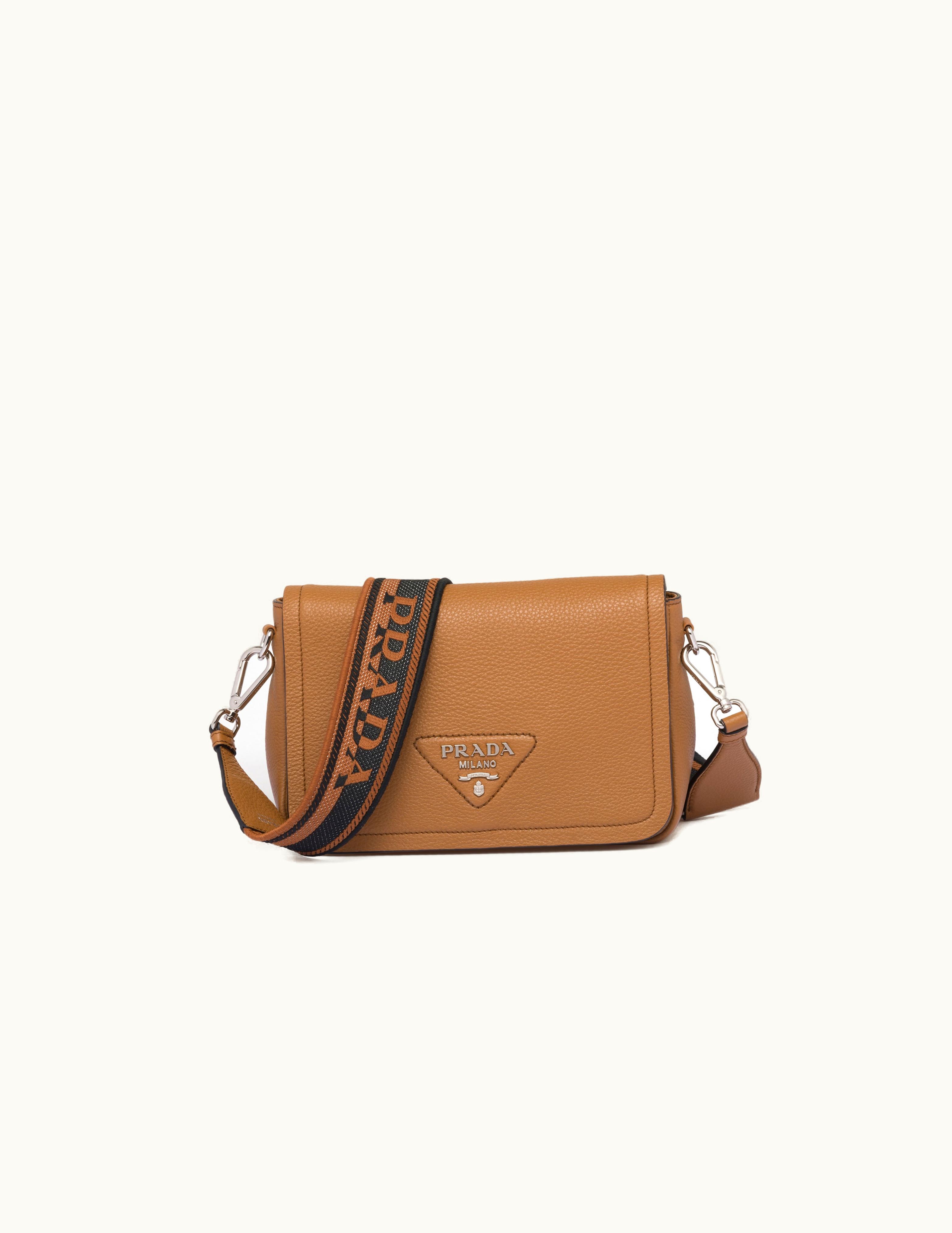 Prada Prada Caramel Leather Shoulder Bag
