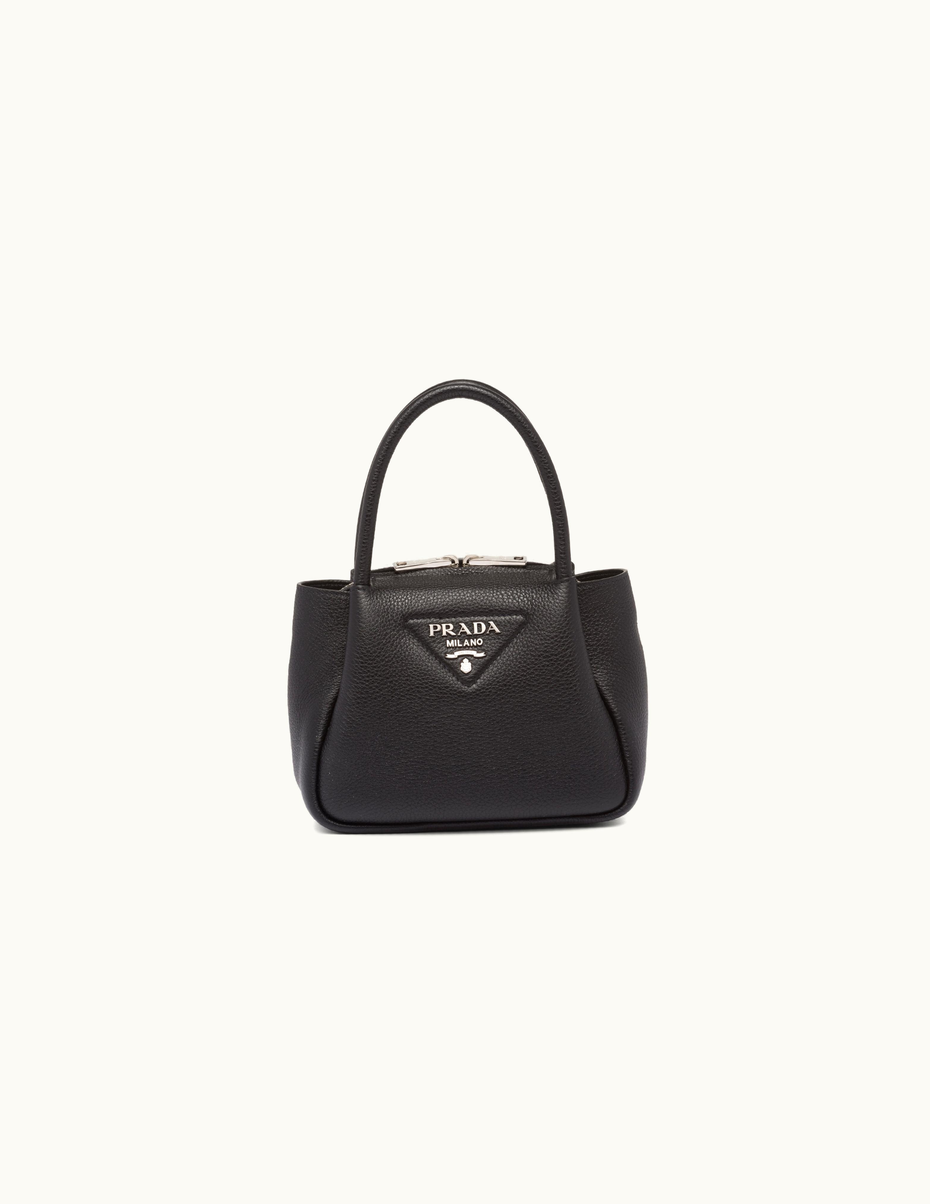 Prada Prada Black Leather Mini Handbag