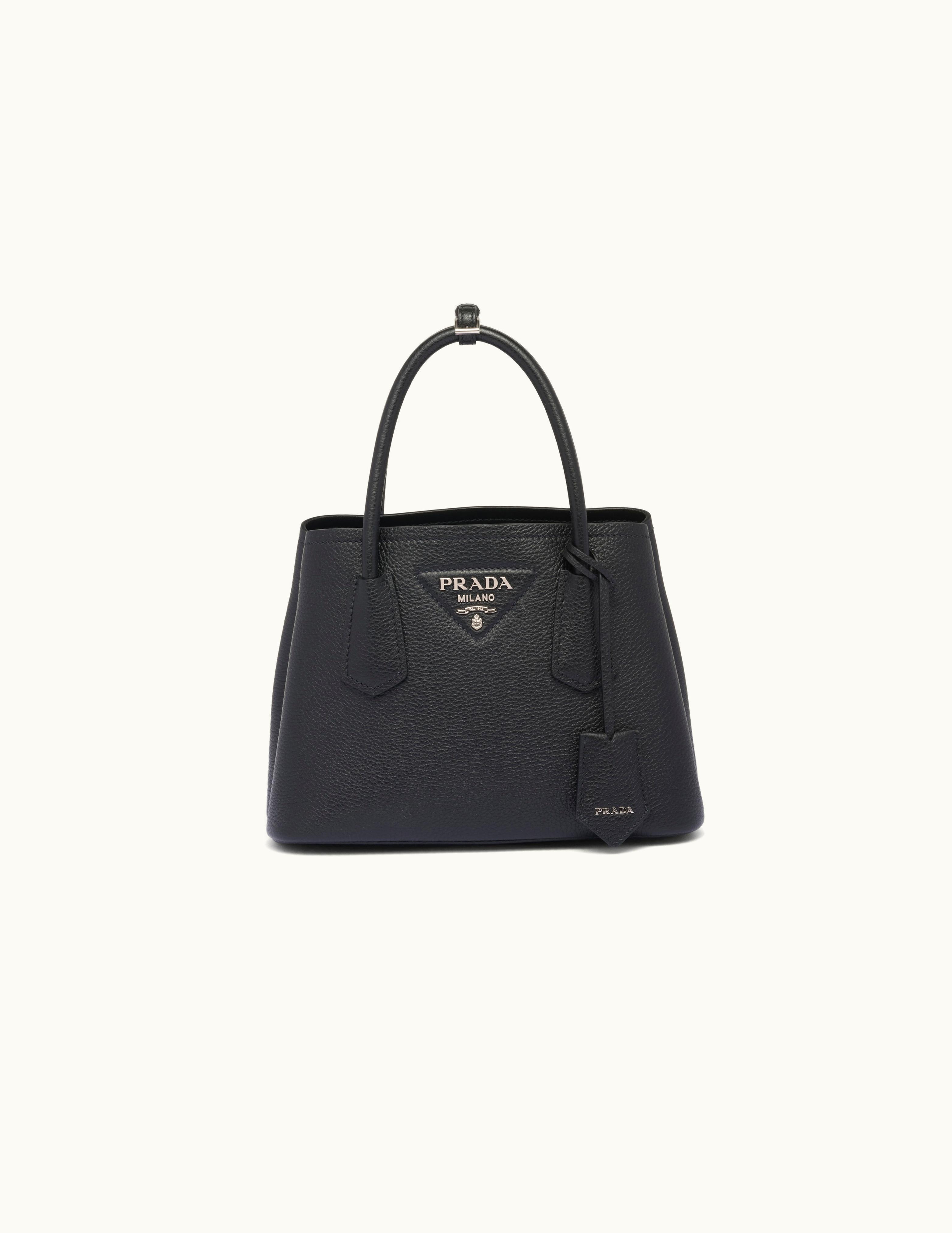 Prada Black Prada Double Leather Mini-bag