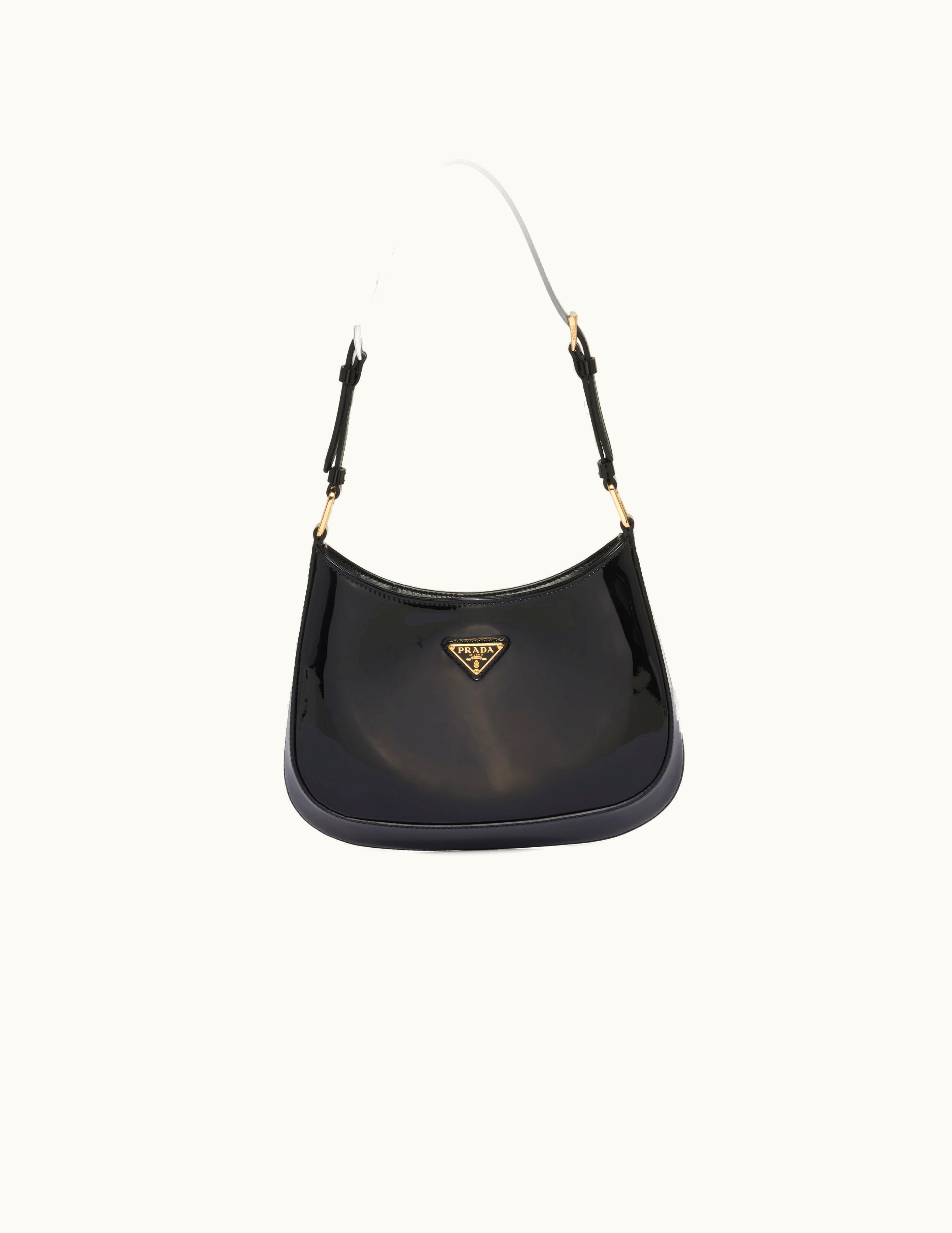 Prada Black Prada Cleo Patent Leather Bag