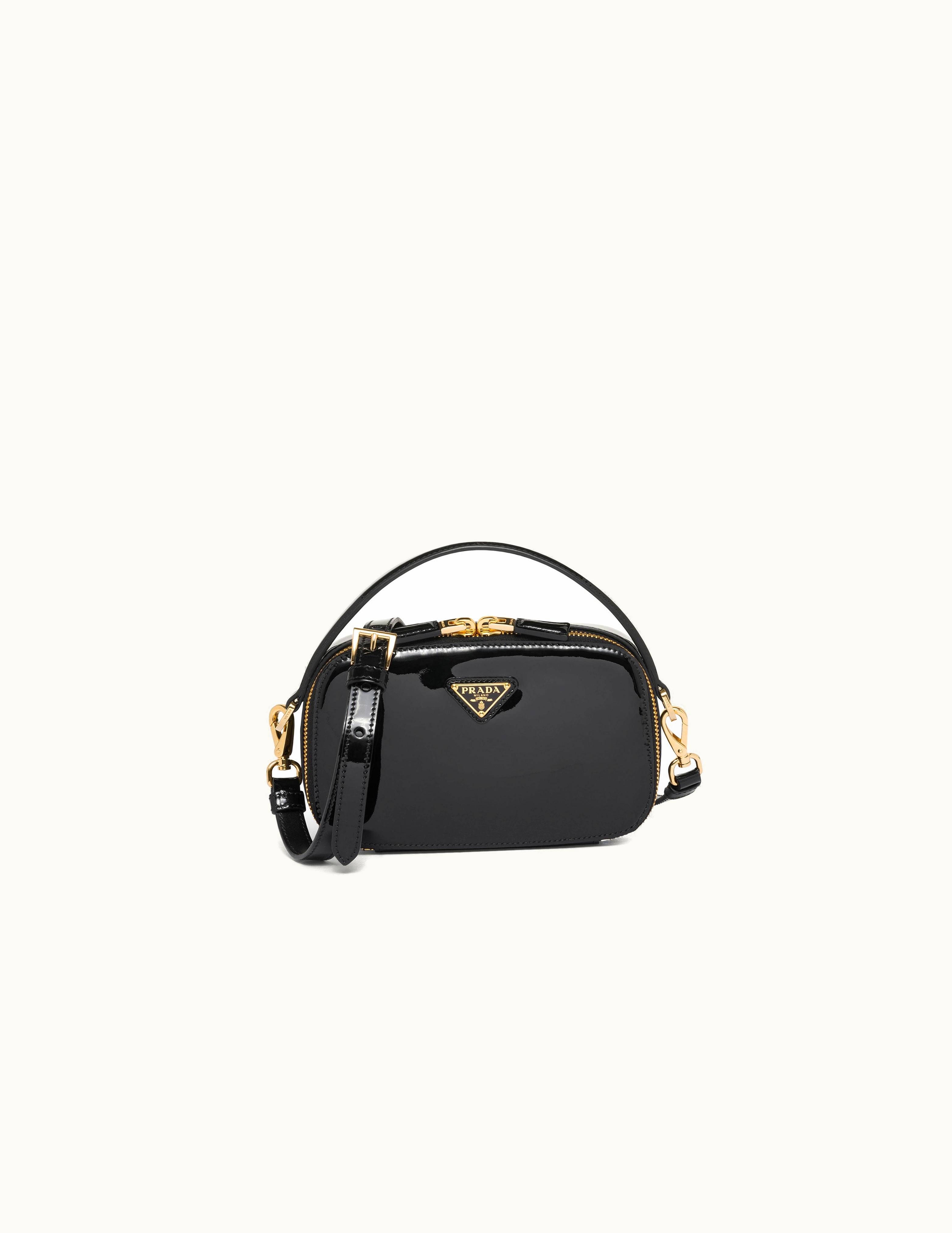 Prada Black Prada Odette Patent Leather Mini-bag