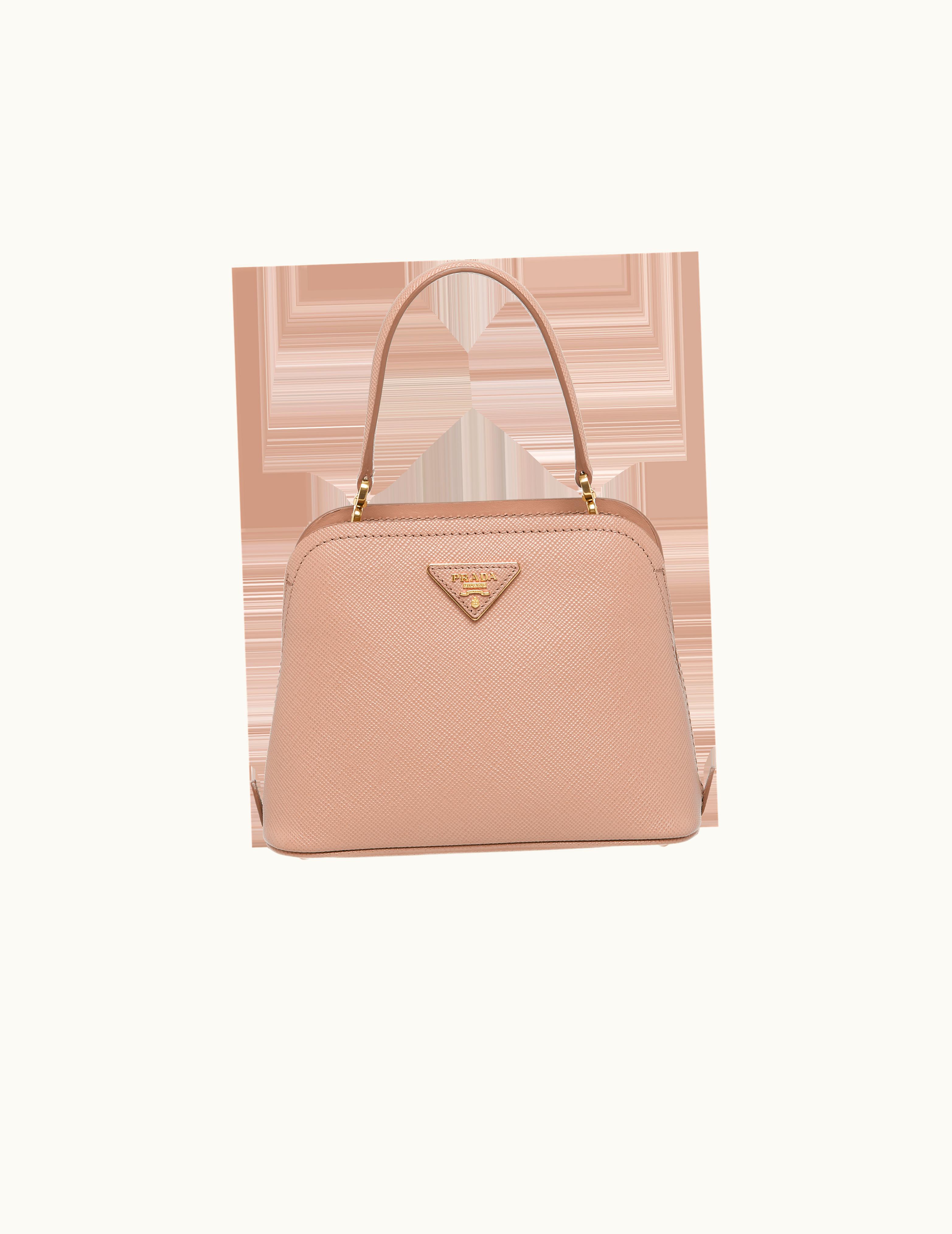 Prada Powder Pink Prada Matinée Small Saffiano Leather Bag