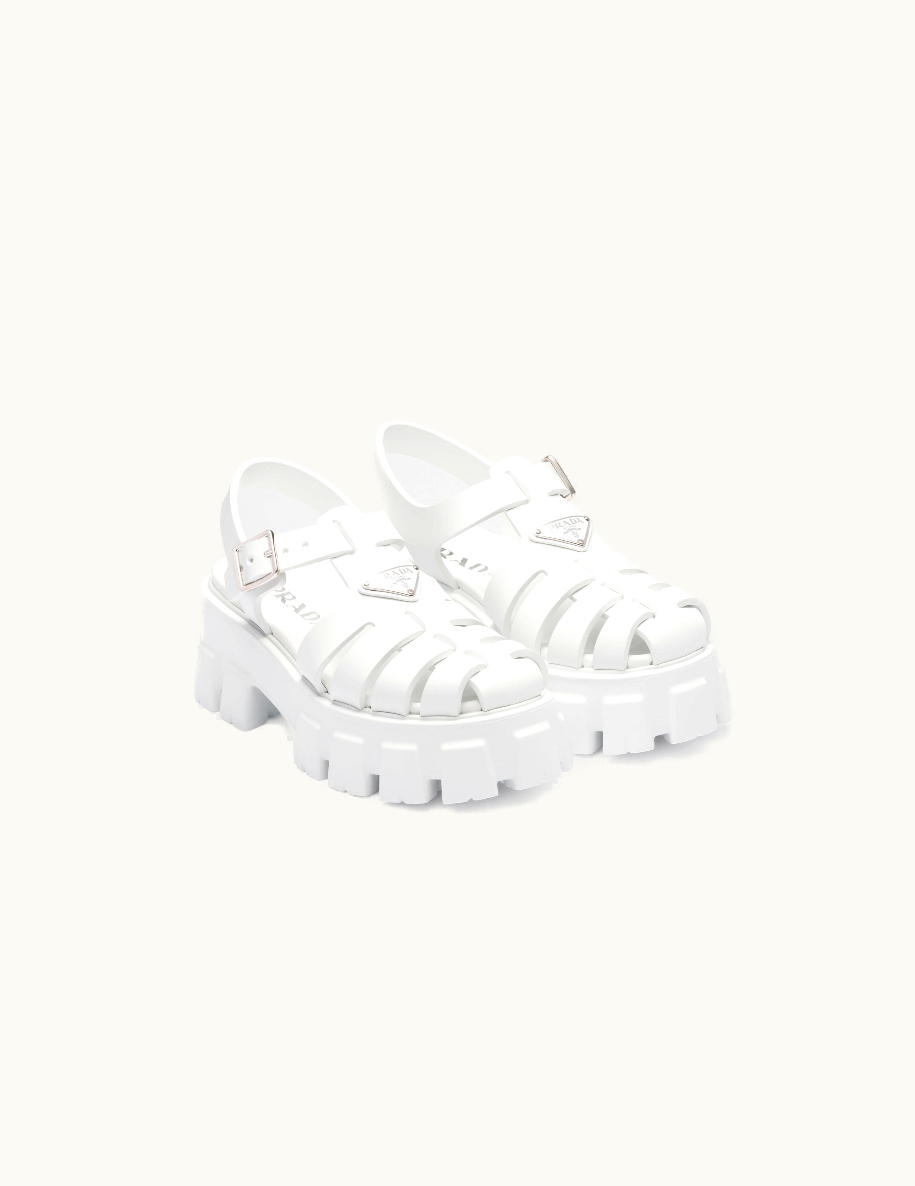 Prada Prada White Foam Rubber Sandals