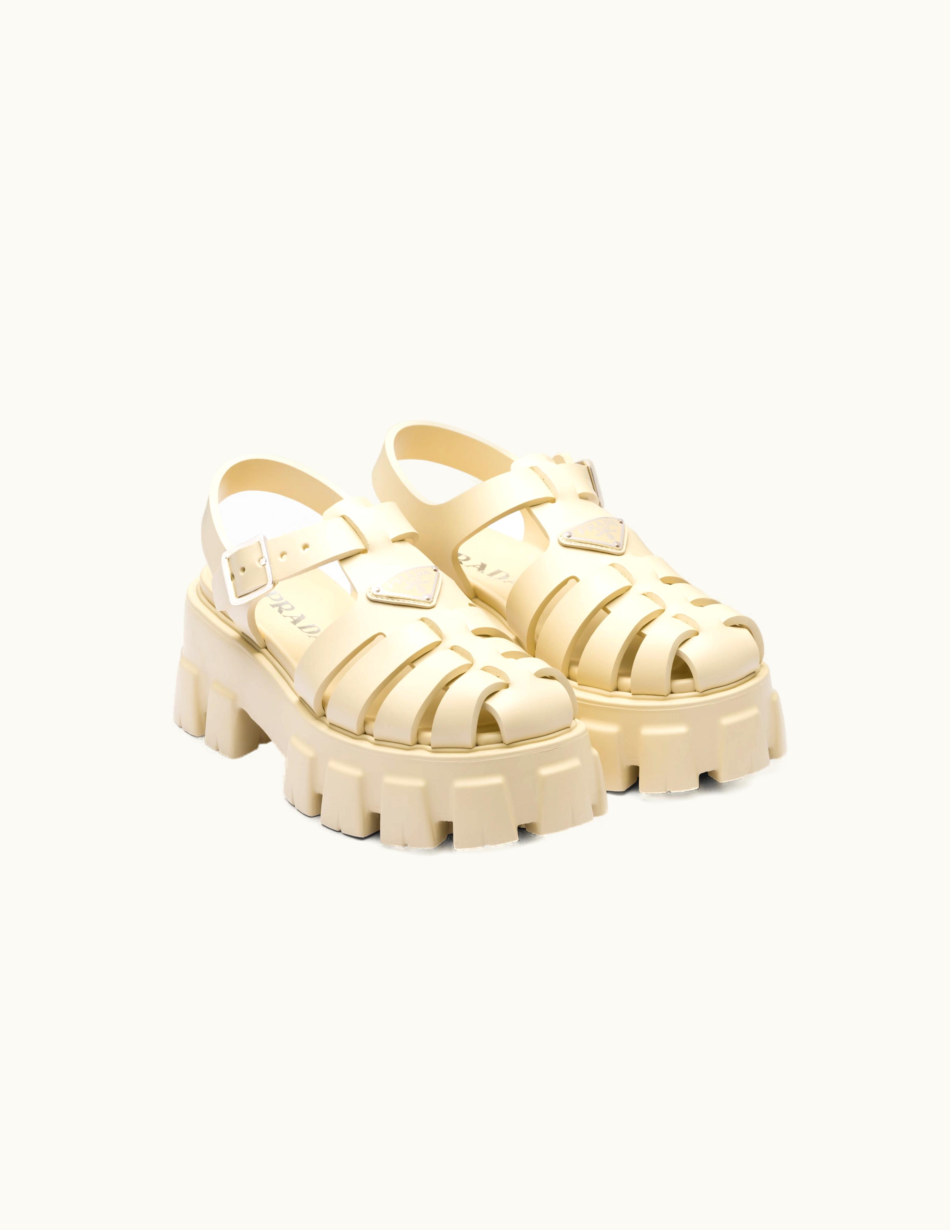Prada Prada Quartz Foam Rubber Sandals