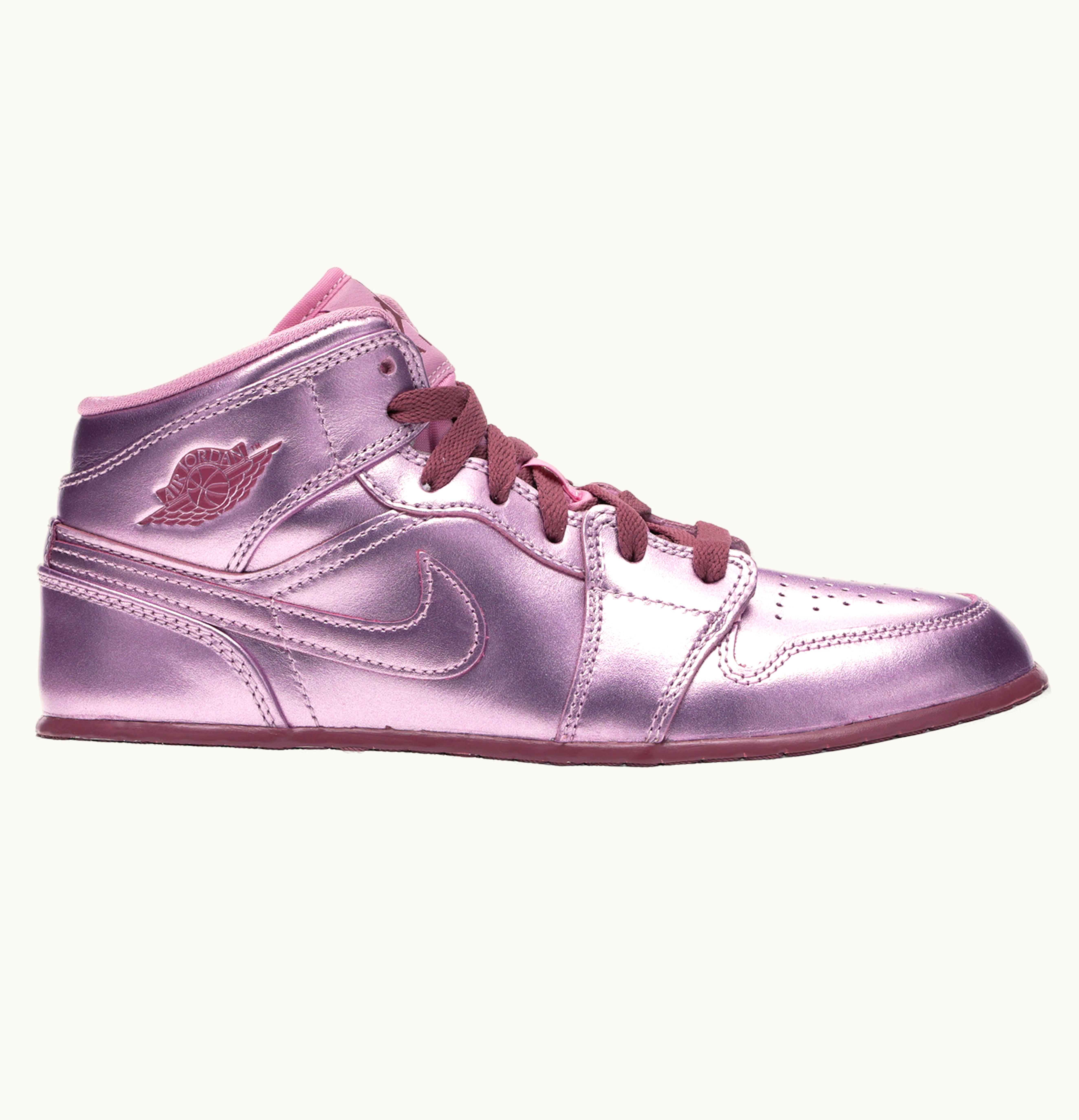 Jordan Air Jordan 1 Mid Pink Rise GS
