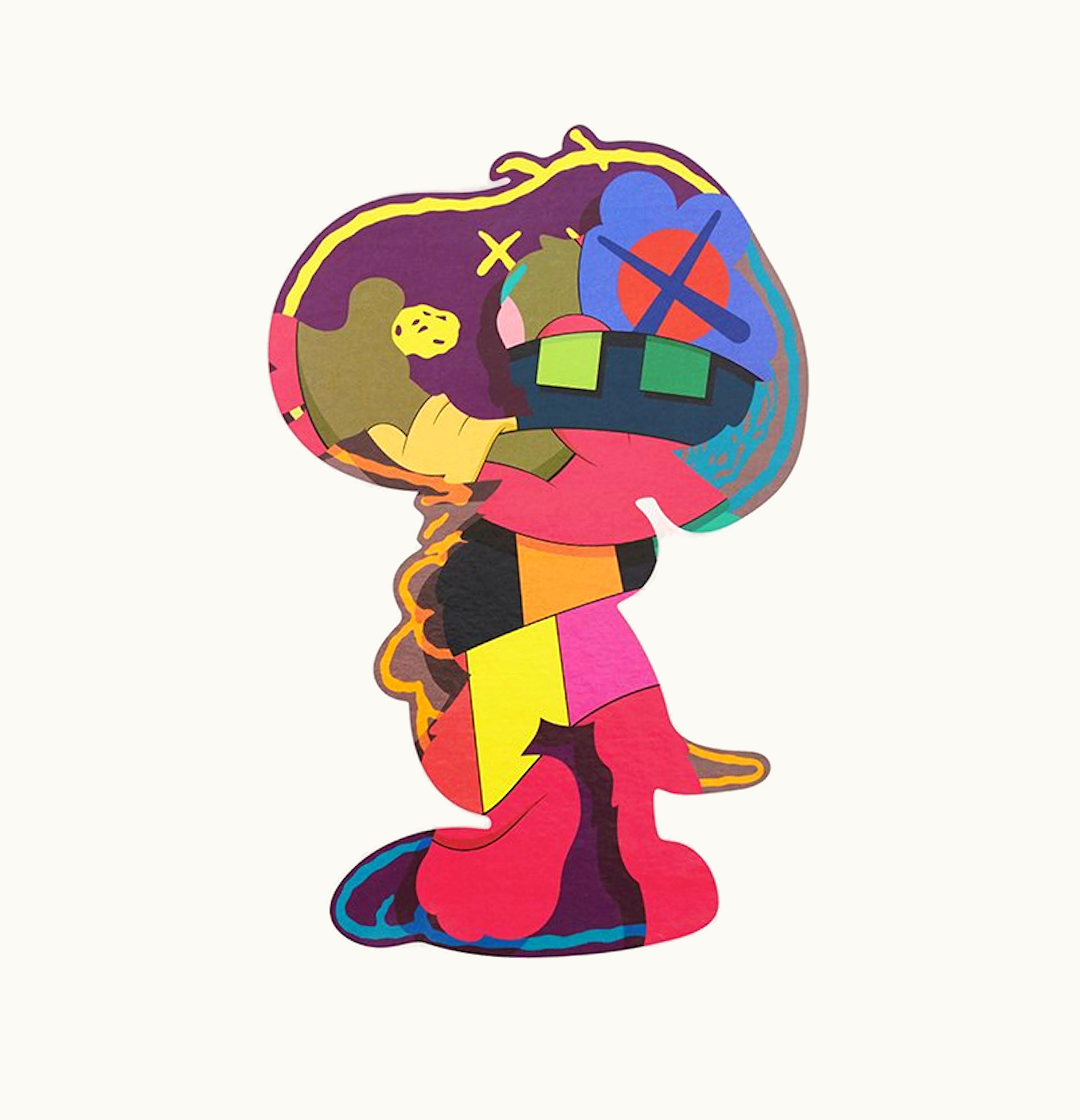 KAWS KAWS Brooklyn Museum Isolation Tower Jigsaw Puzzle