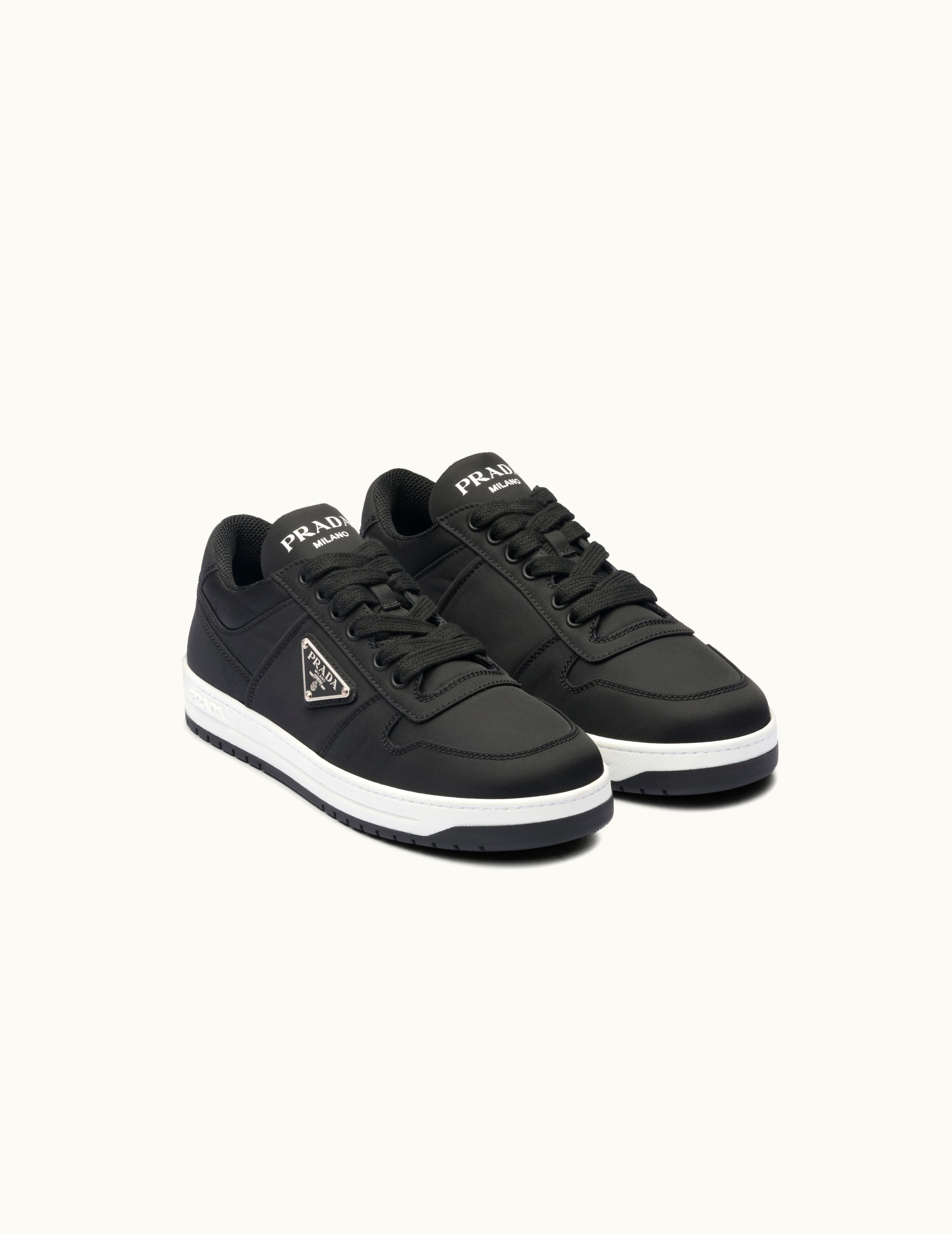 Prada Prada Black Re-nylon Gabardine Sneakers