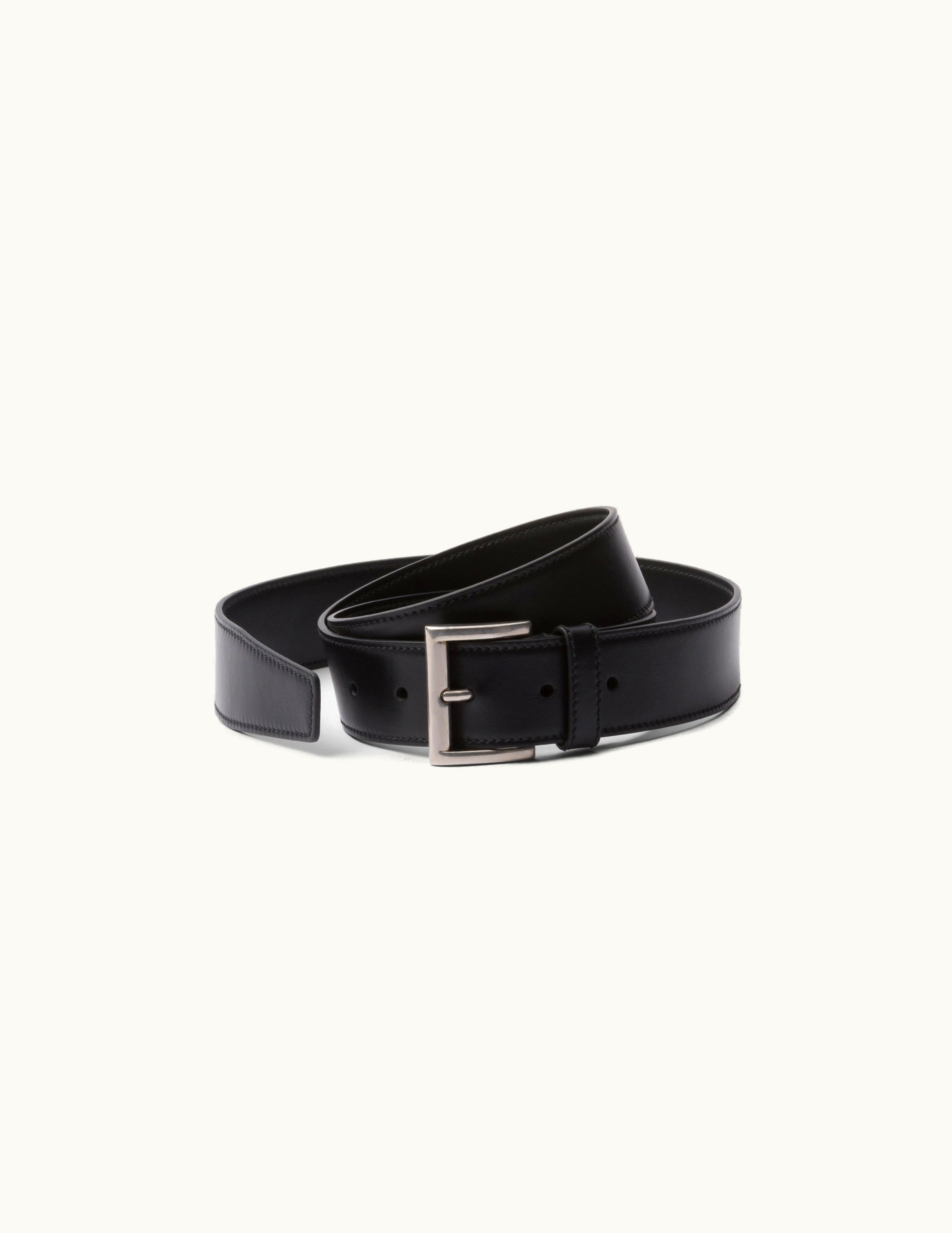 Prada Prada Black Leather Belt