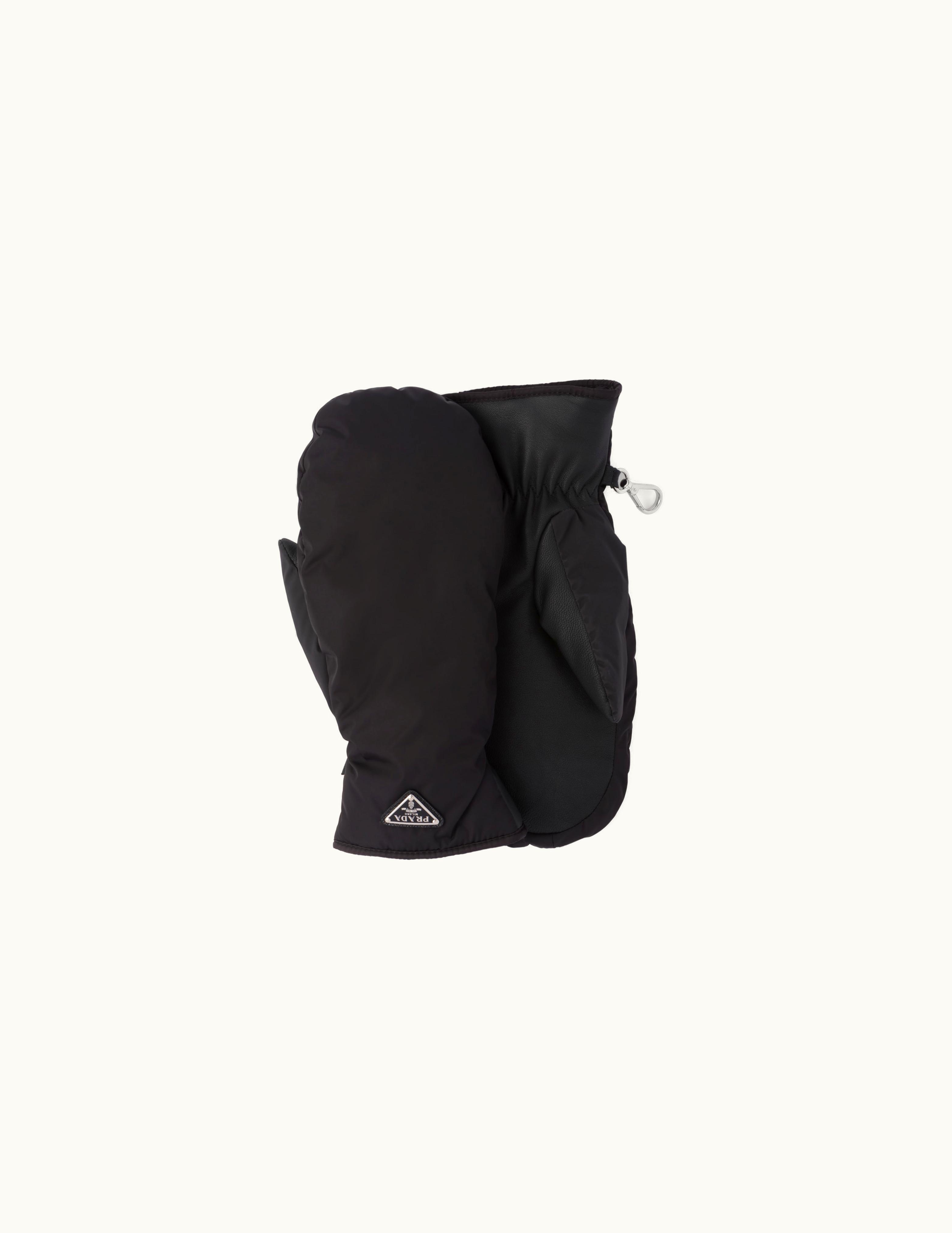 Prada Prada Black Re-nylon Mitten