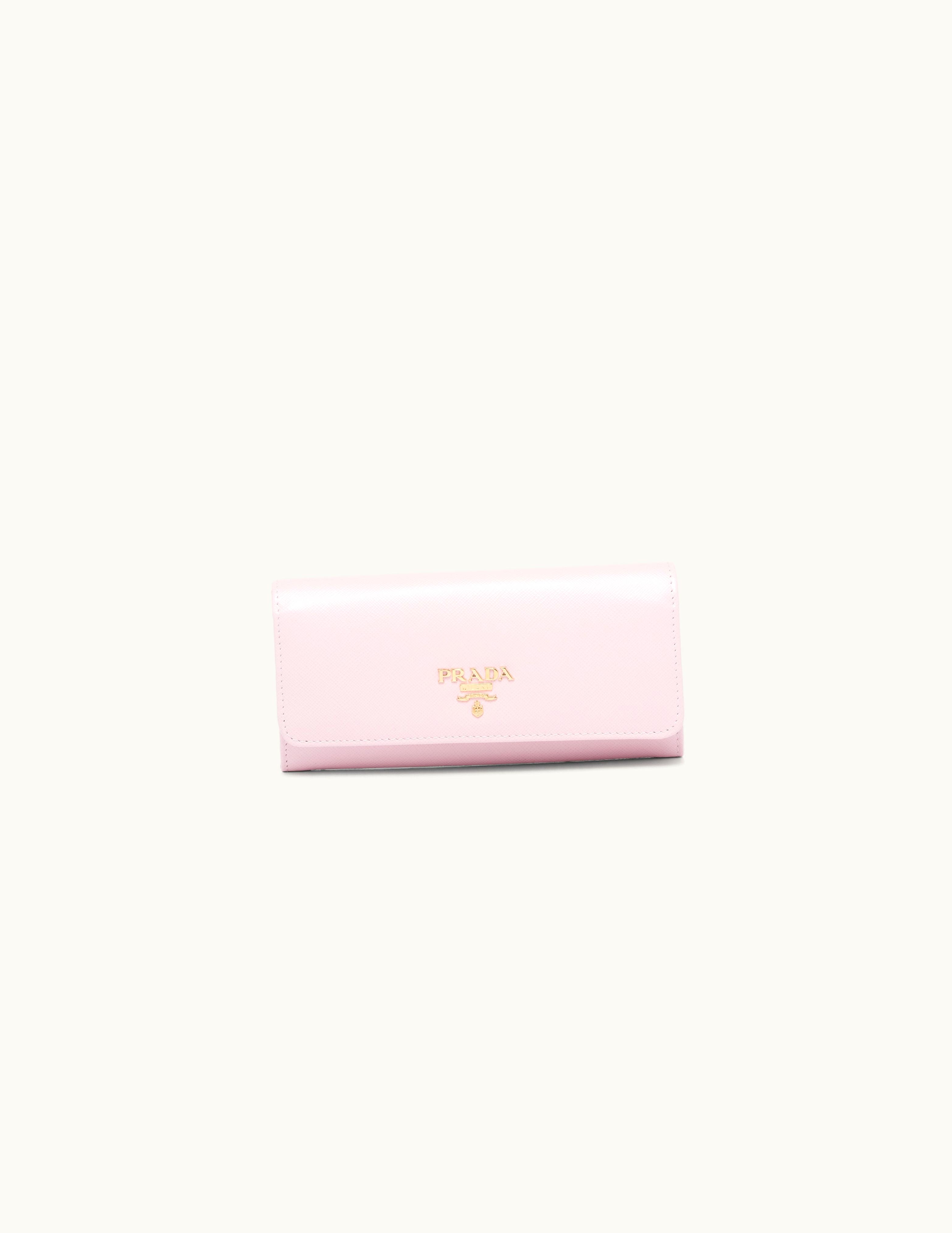Prada Prada Alabaster Large Saffiano Leather Wallet
