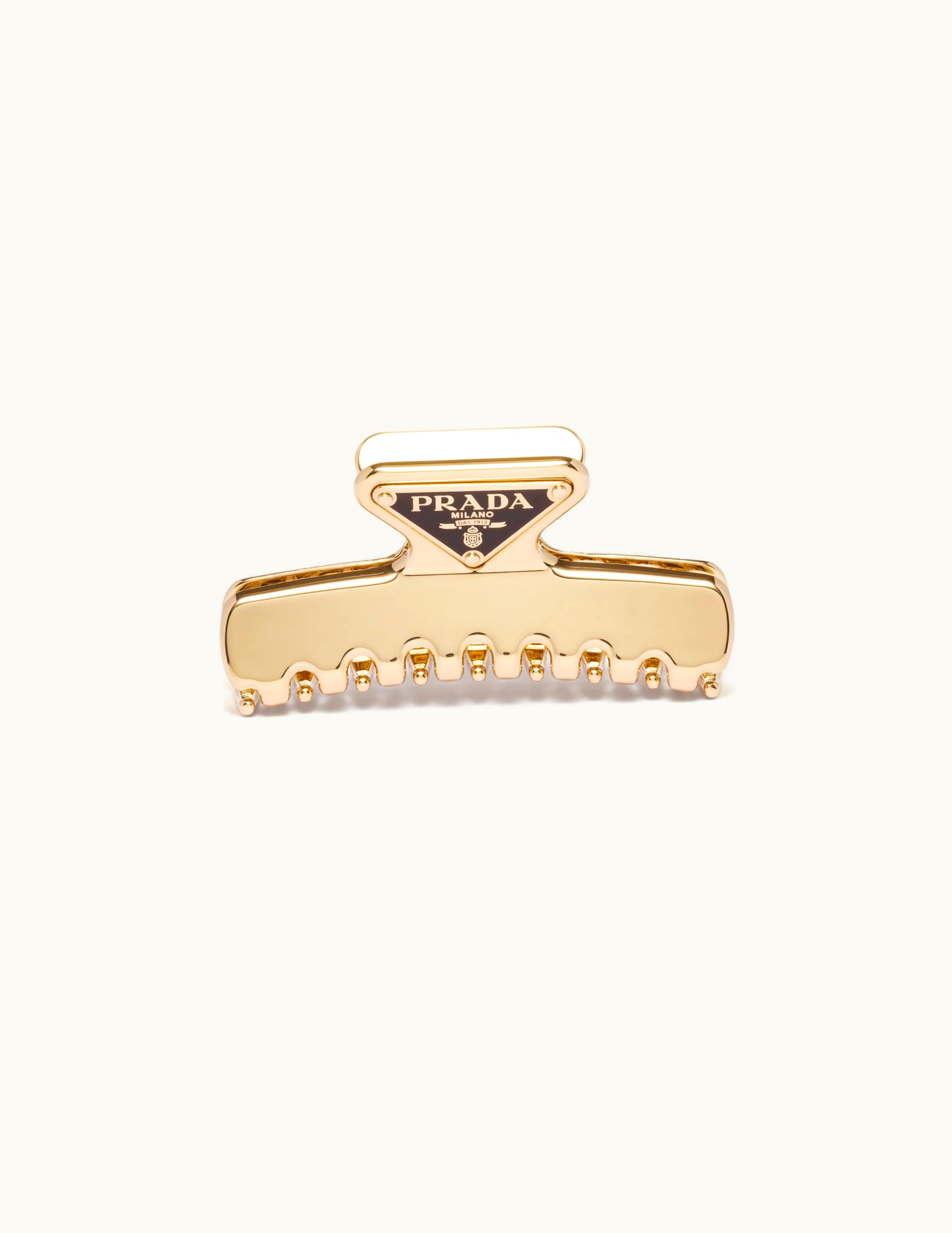 Prada Prada Gold Metal Hair Clip