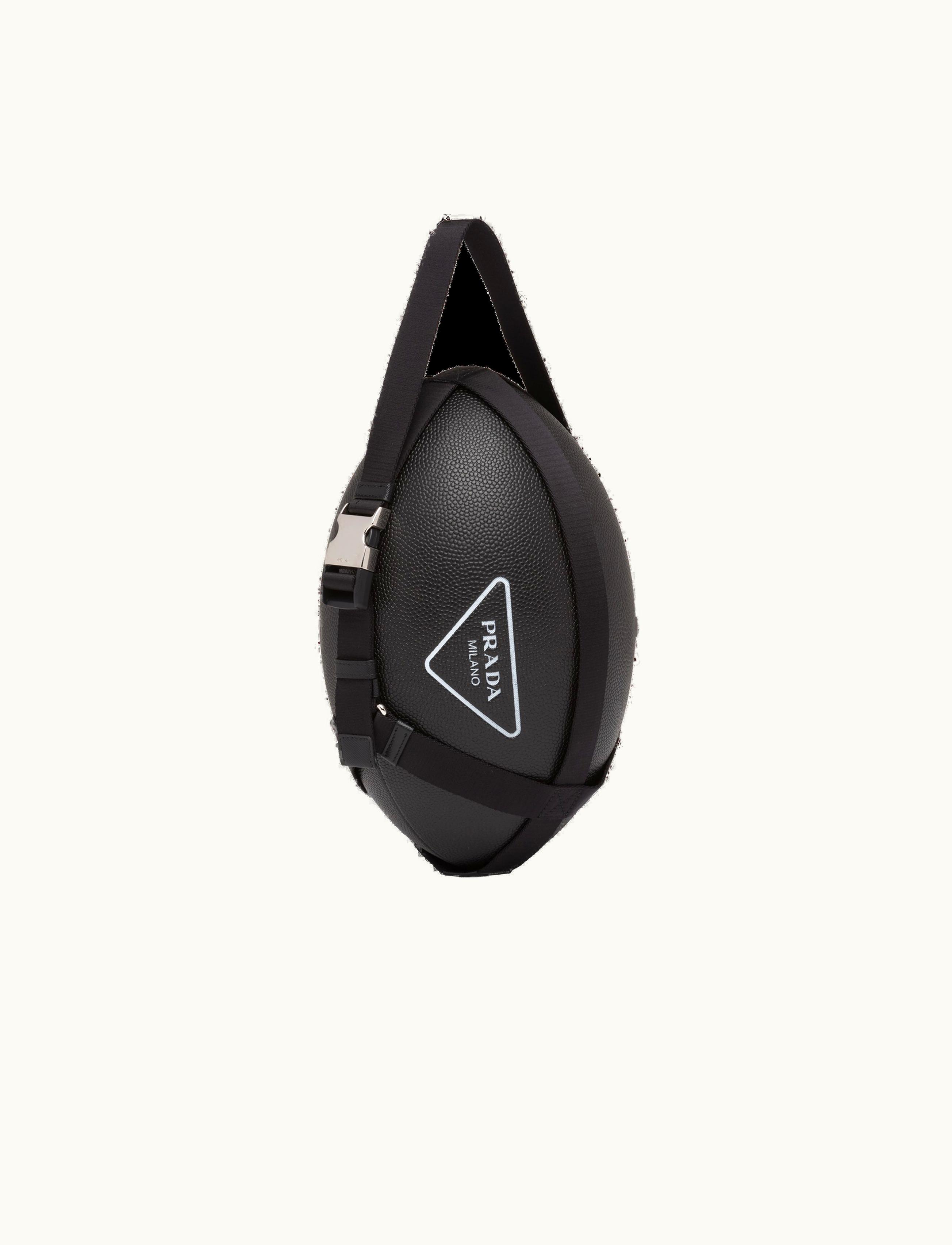 Prada Prada Black Rubber Rugby Ball