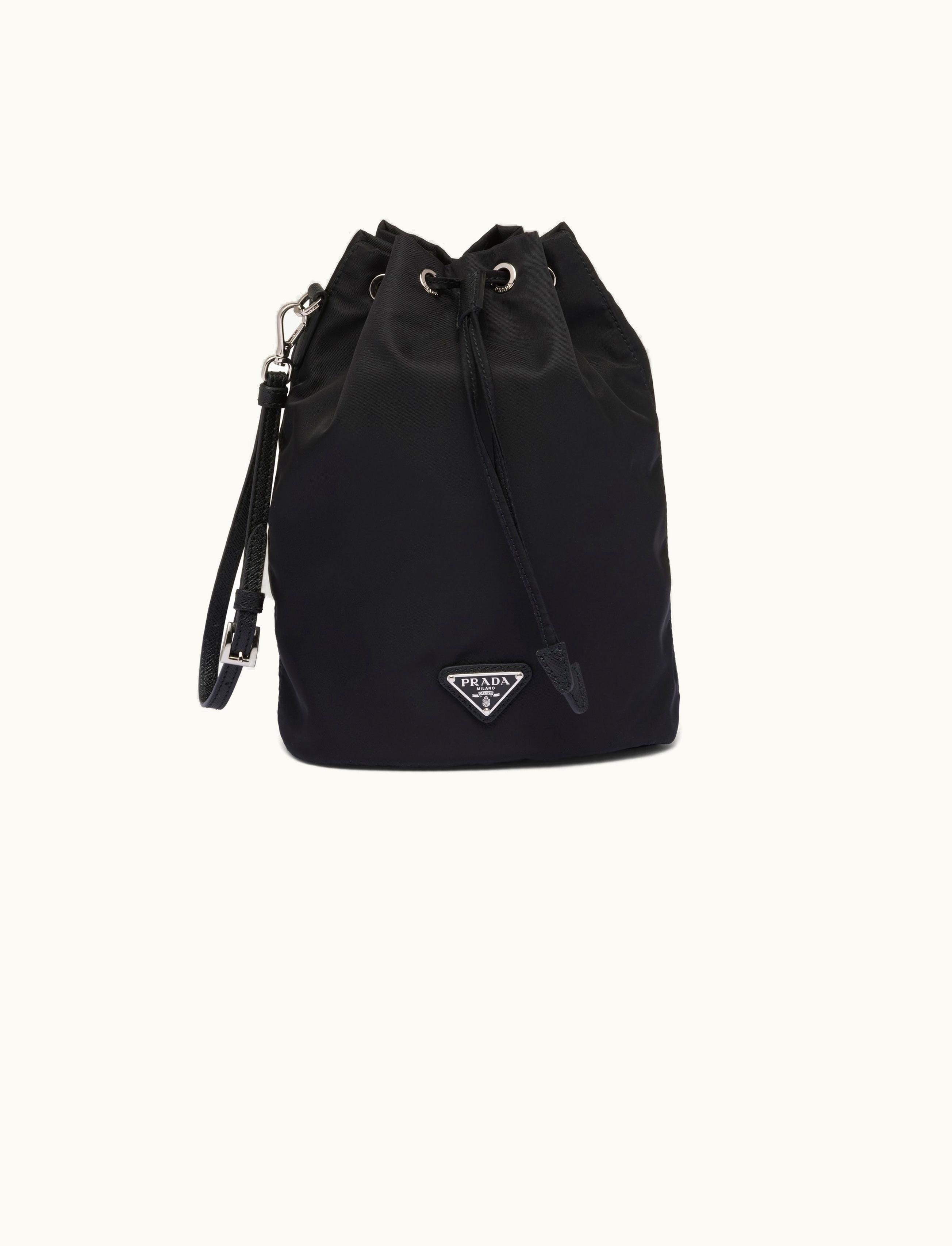 Prada Prada Re-nylon Drawstring Pouch Black