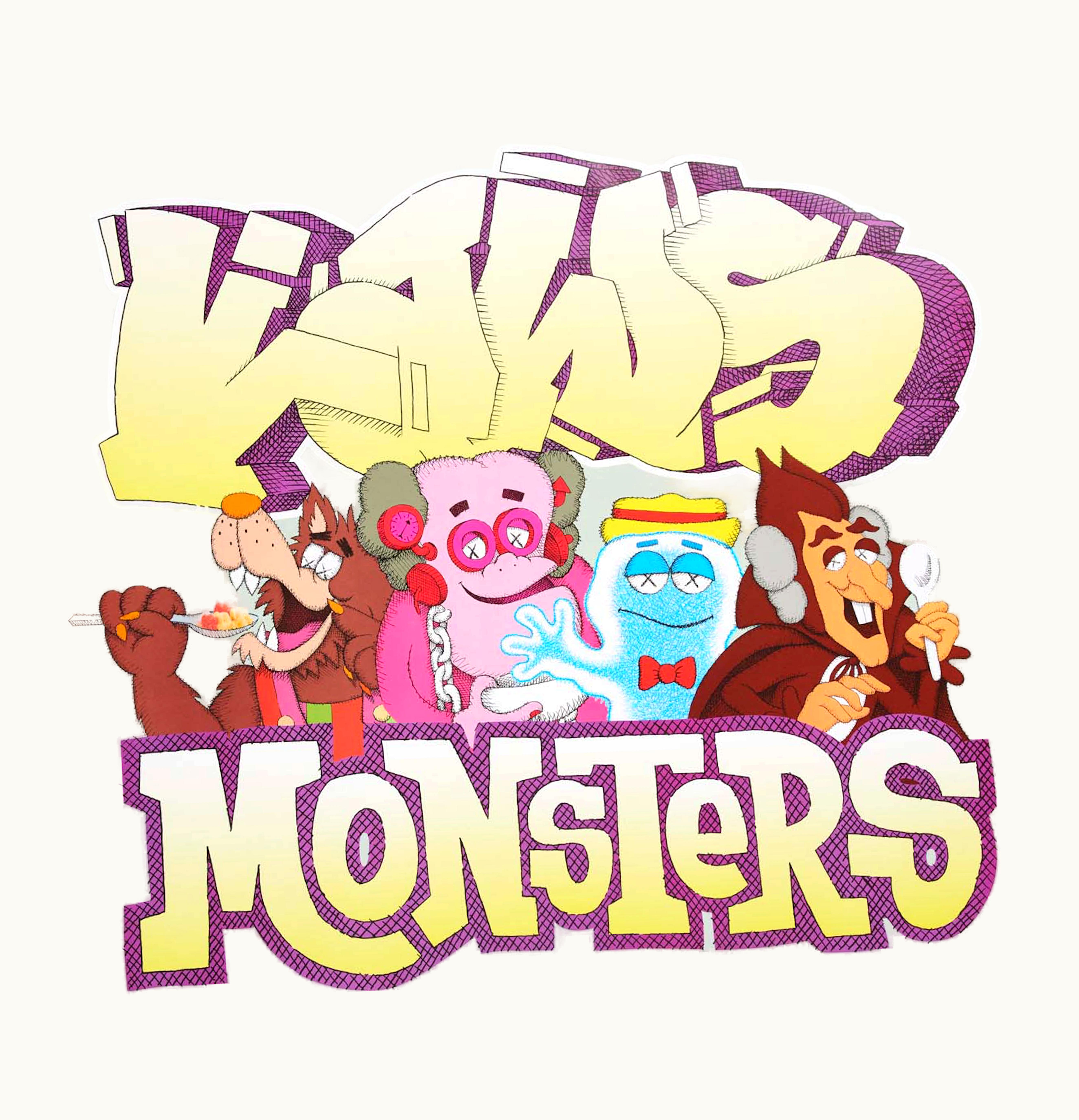 KAWS KAWS x Monster Poster