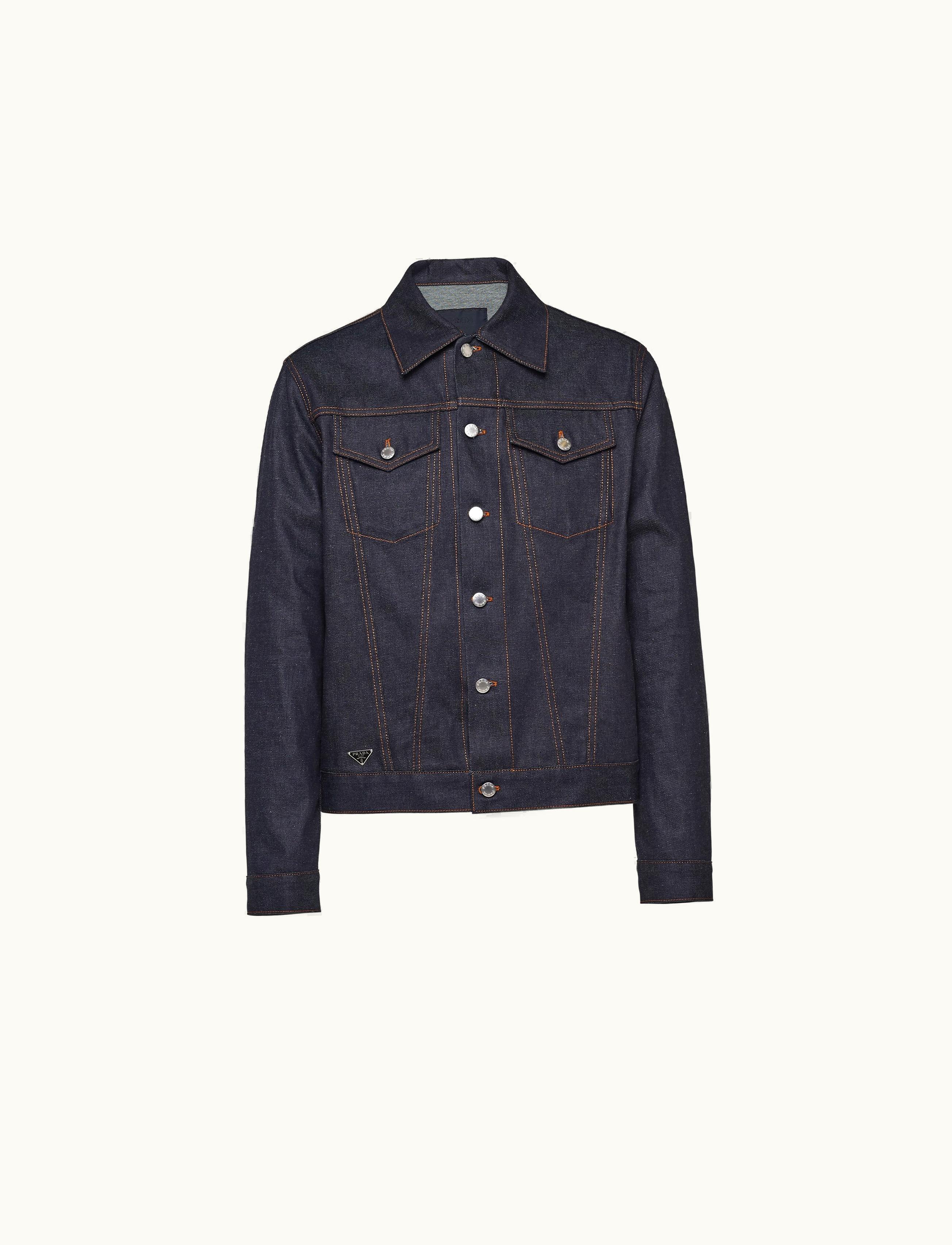 Prada Prada Navy Denim Blouson Jacket