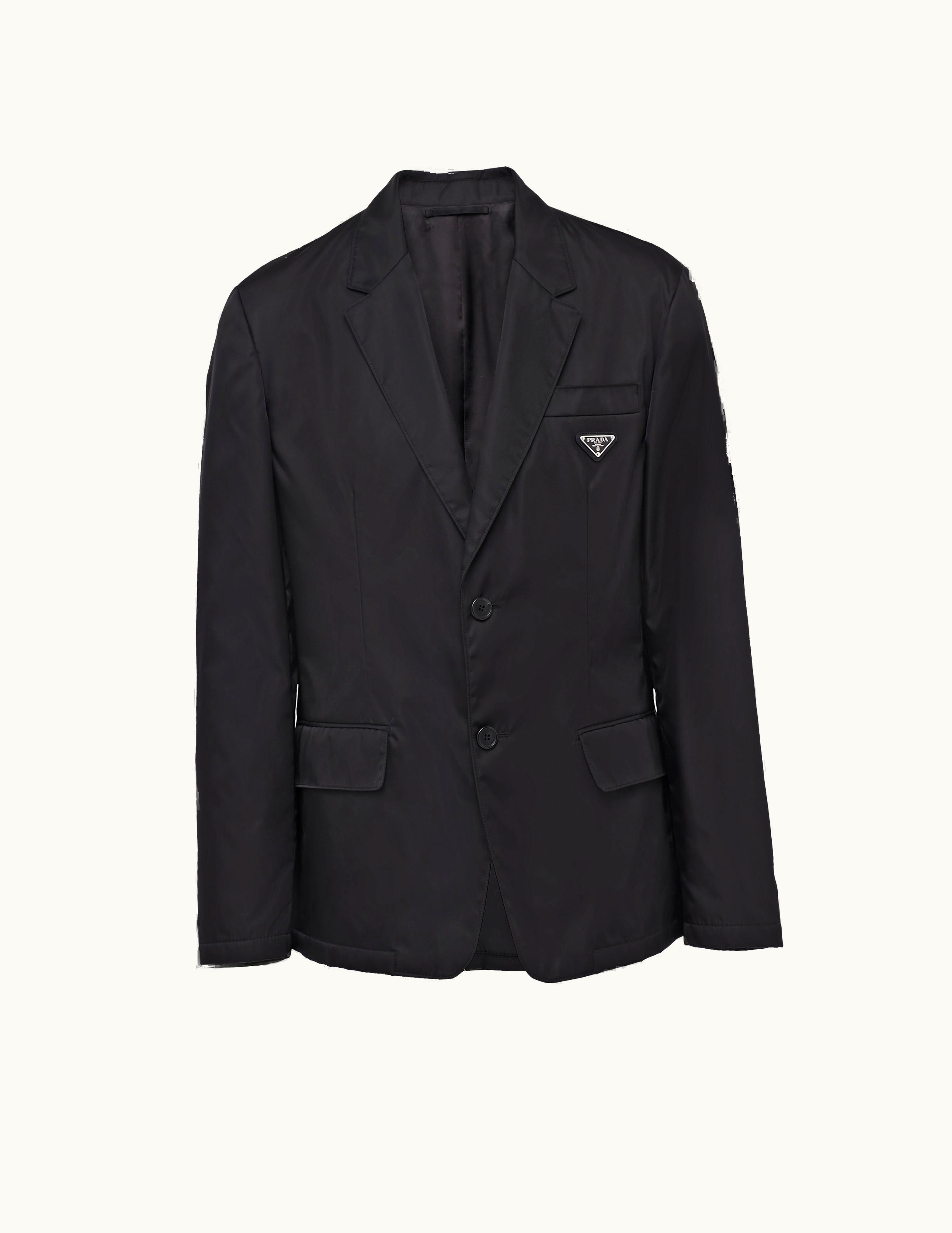 Prada Prada Black Re-nylon Single-breasted Jacket