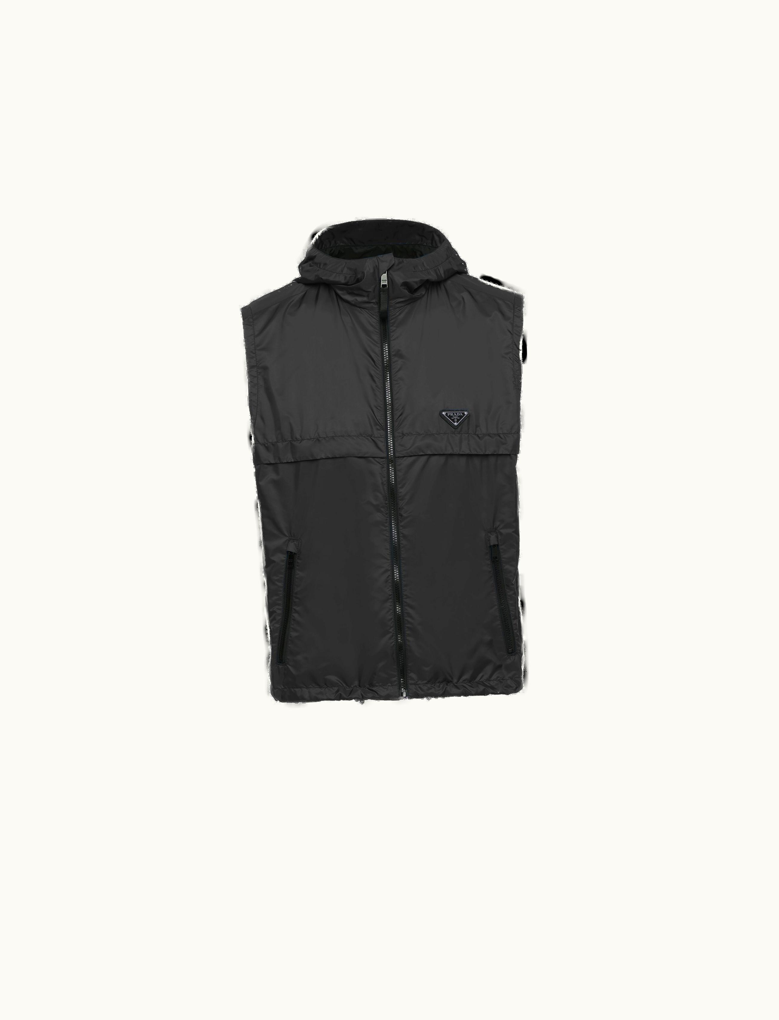 Prada Prada Black / Iron Gray Re-nylon Vest