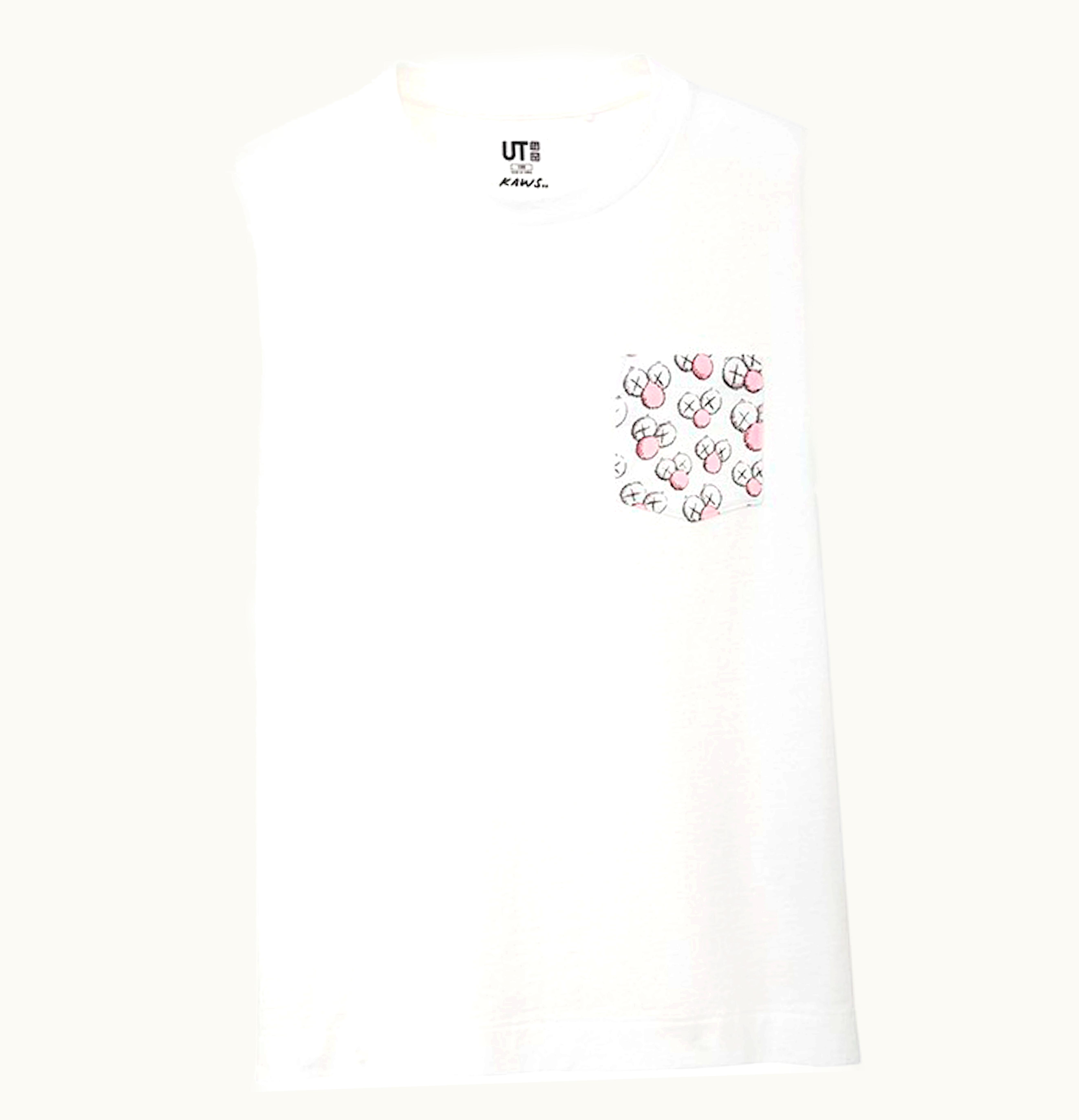 KAWS KAWS x Uniqlo BFF Pocket Tee Kids White