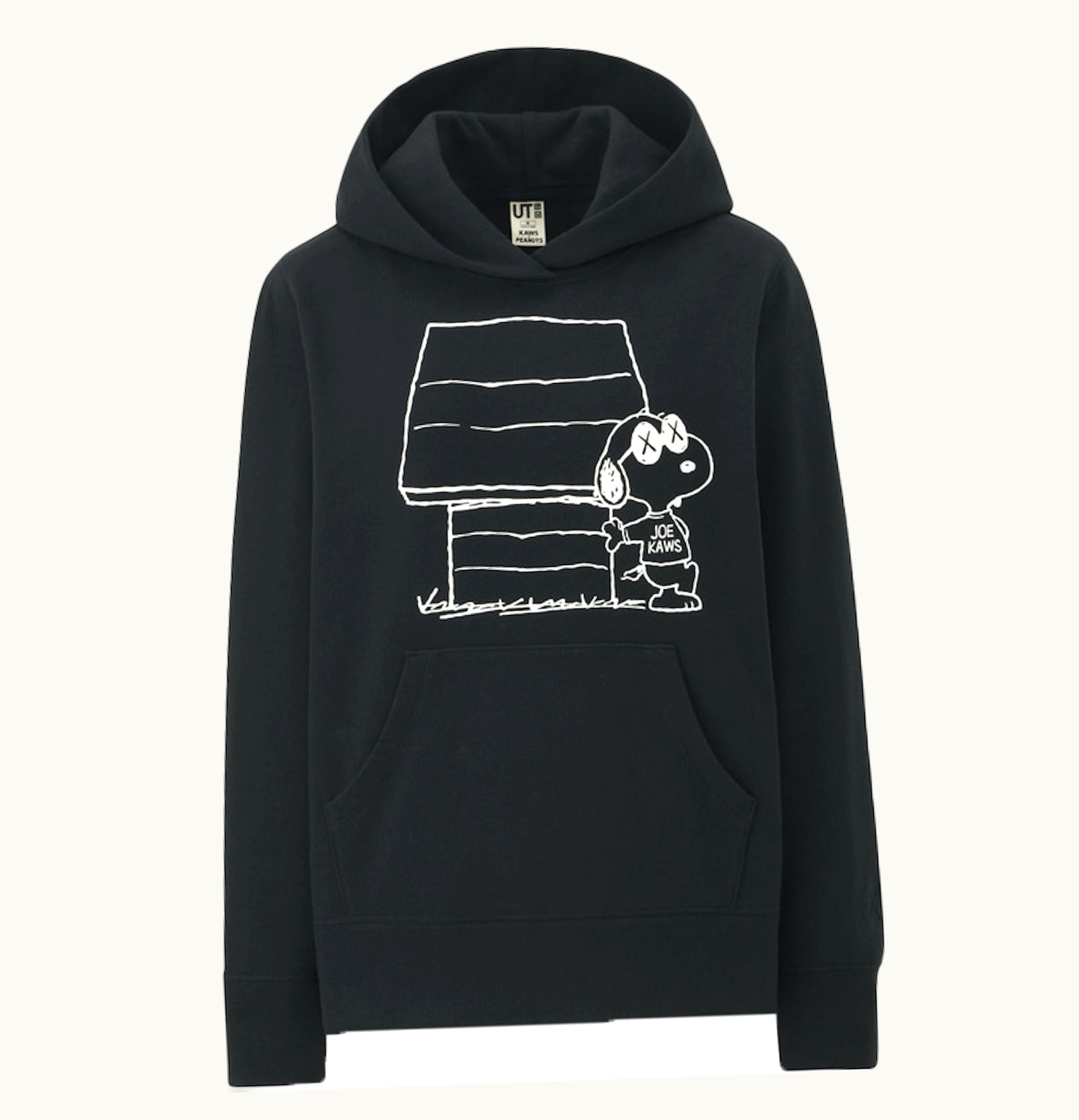 KAWS KAWS x Uniqlo x Peanuts Joe Kaws Doghouse Hoodie US Womens Sizing Black