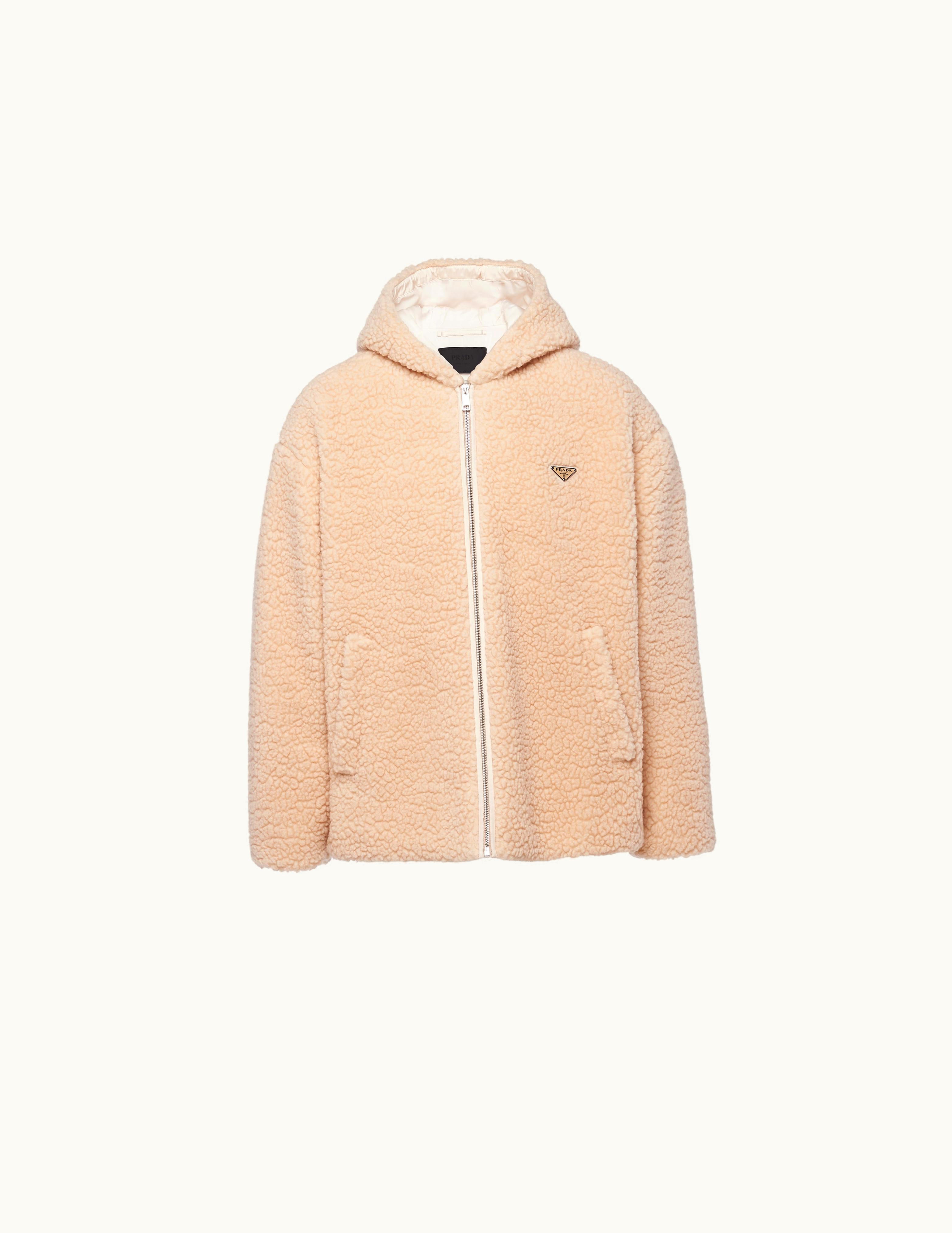 Prada Prada Albino White Cashmere And Silk Jacket