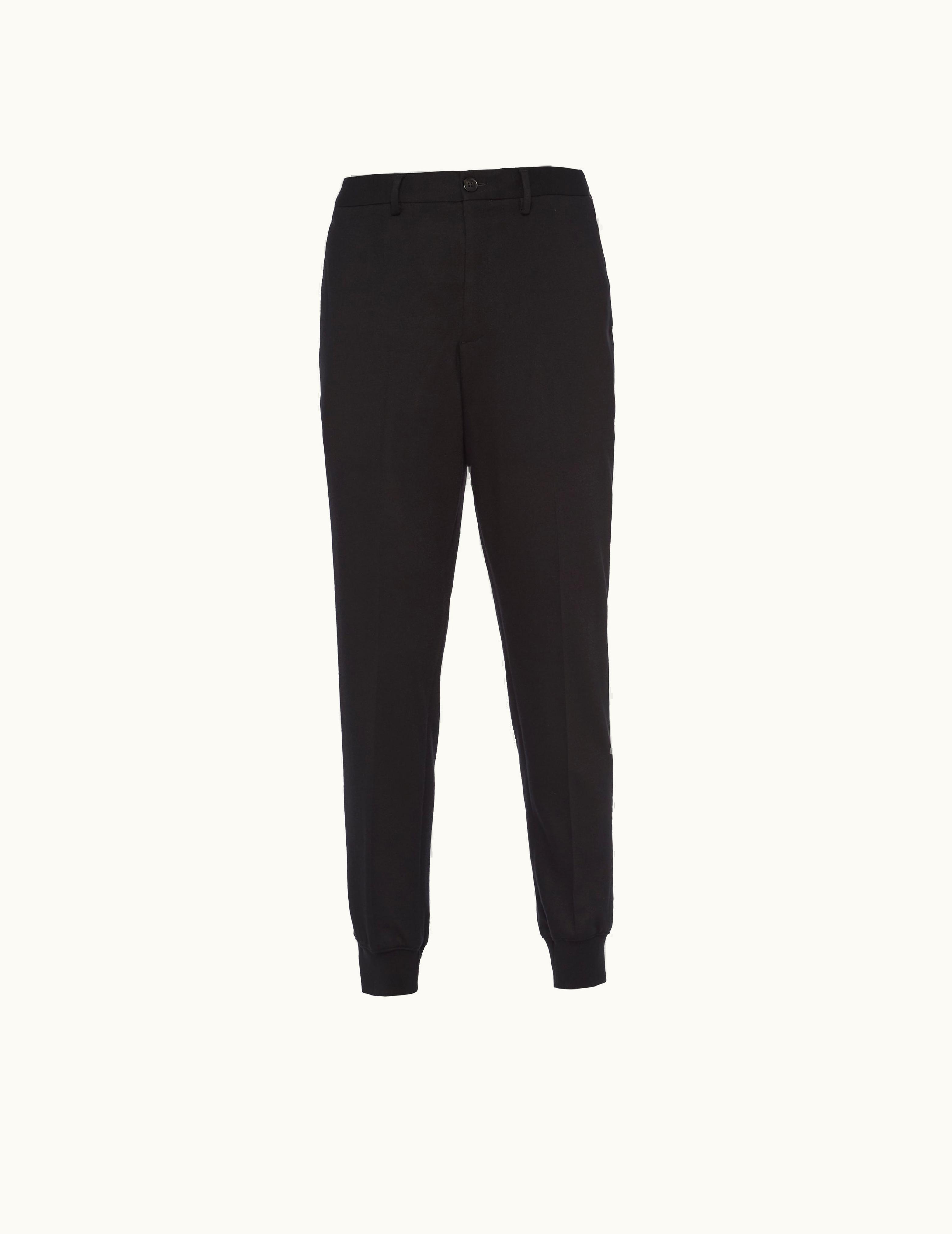 Prada Prada Tailored Black Wool Blend Pants