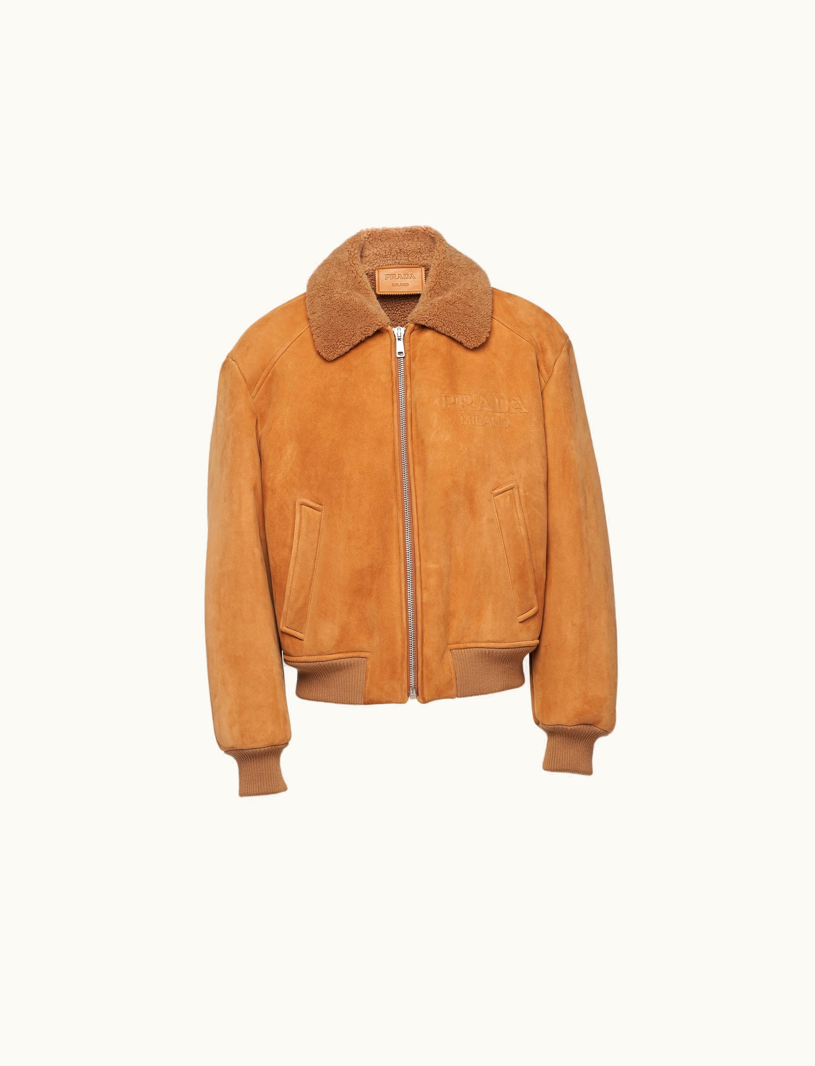Prada Prada Cork Beige Shearling Jacket