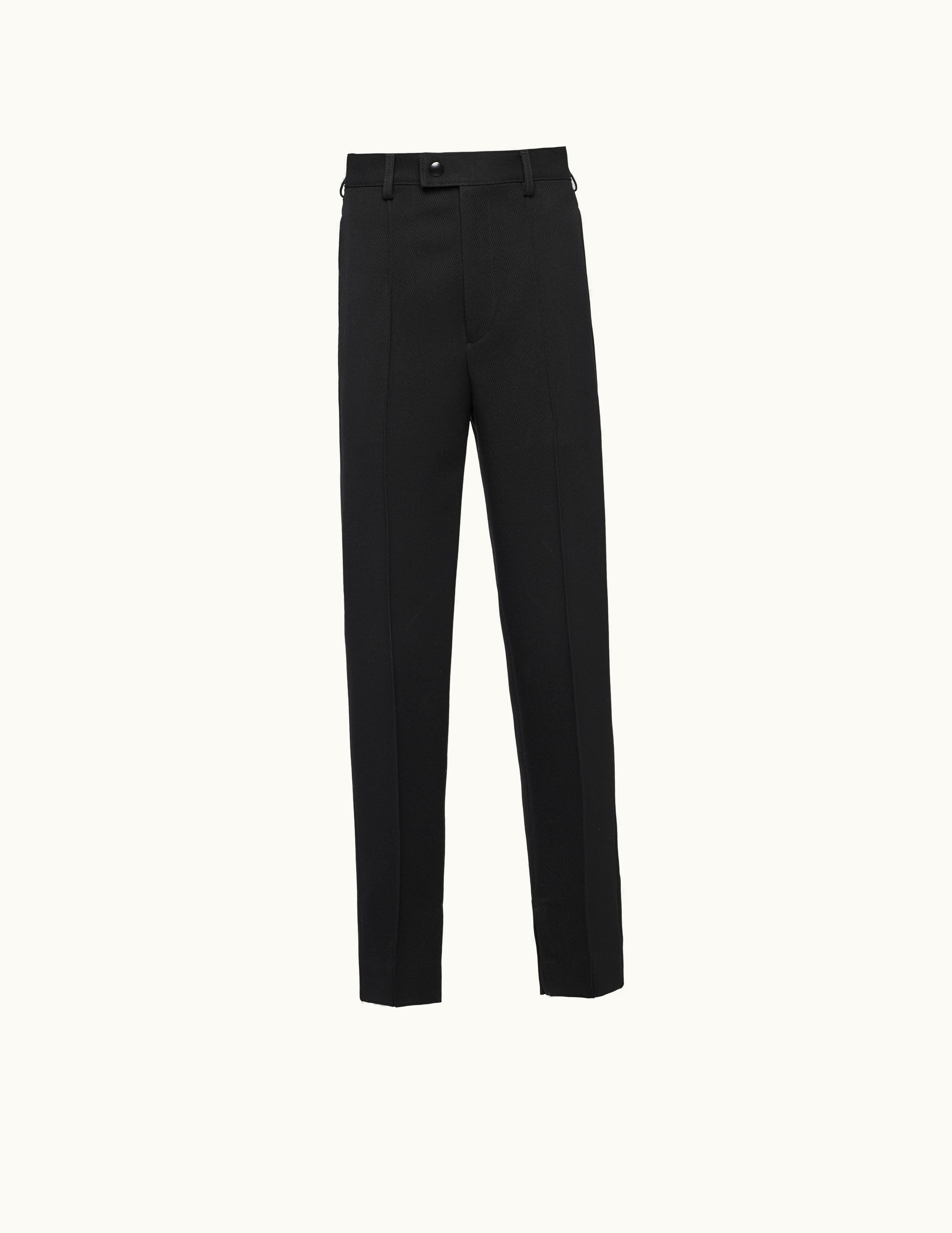 Prada Prada Black Stretch Natté Super Skinny Pants