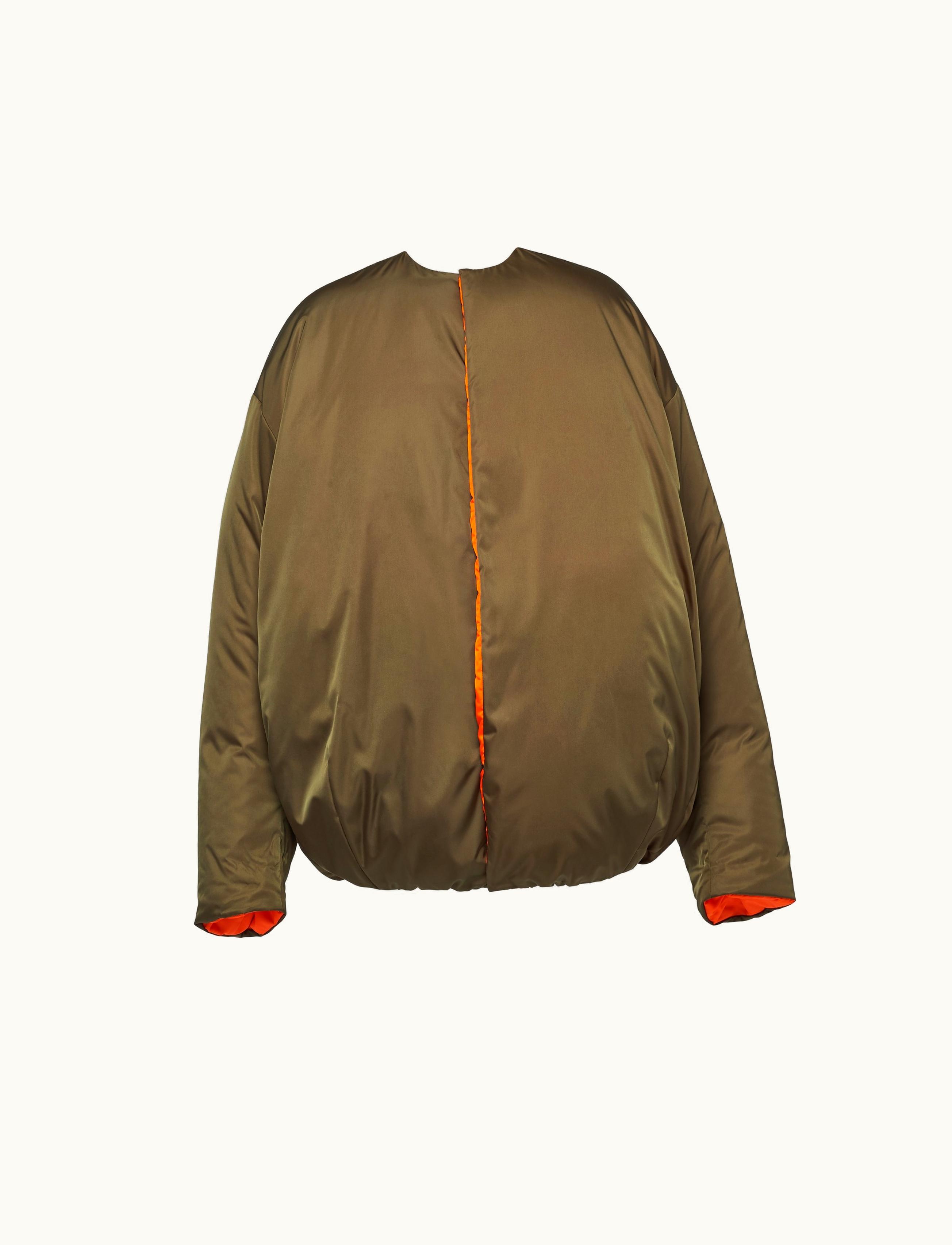 Prada Prada Military Green Reversible Re-nylon Down Jacket