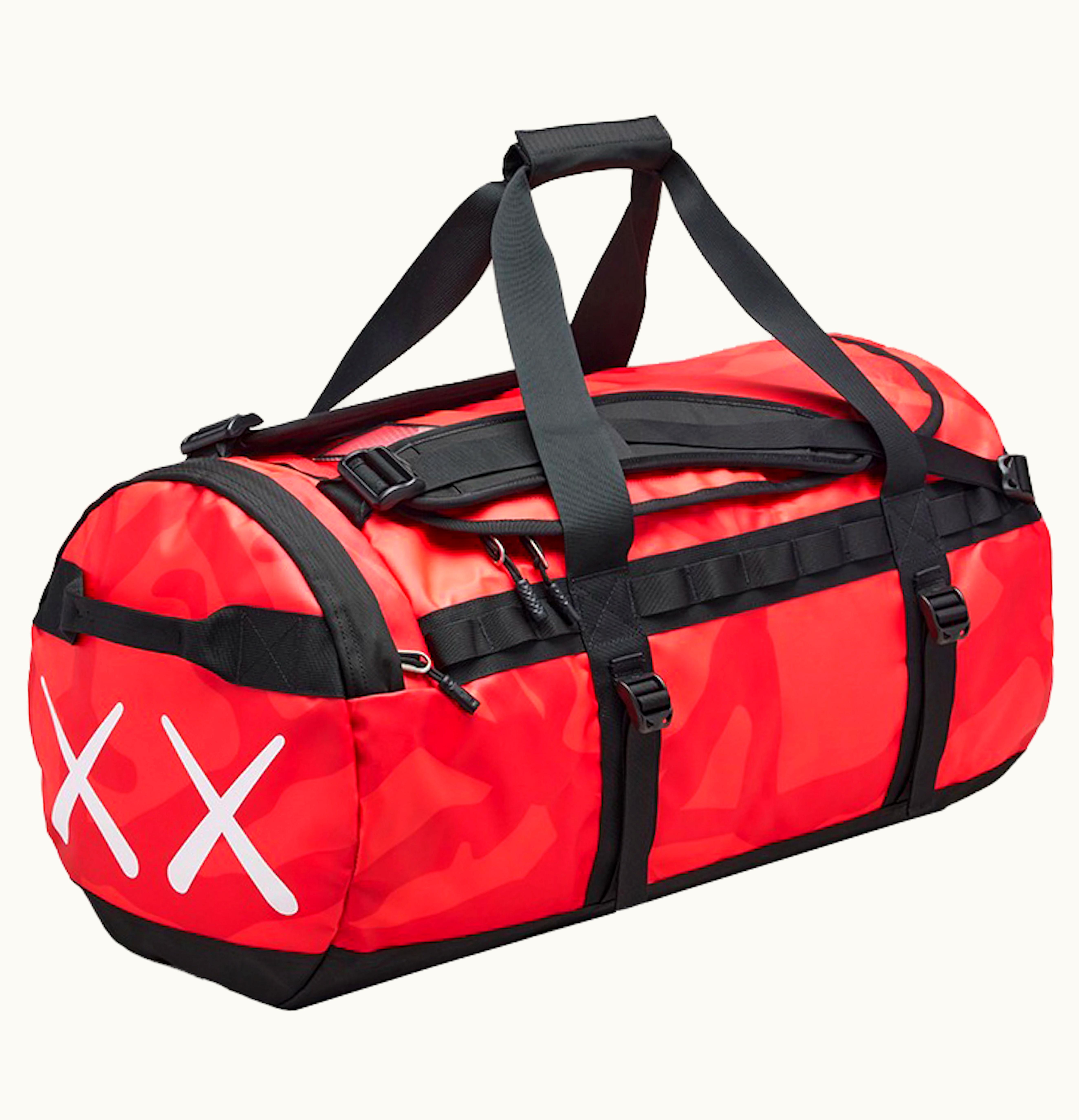 KAWS KAWS x The North Face Duffle Bag Red