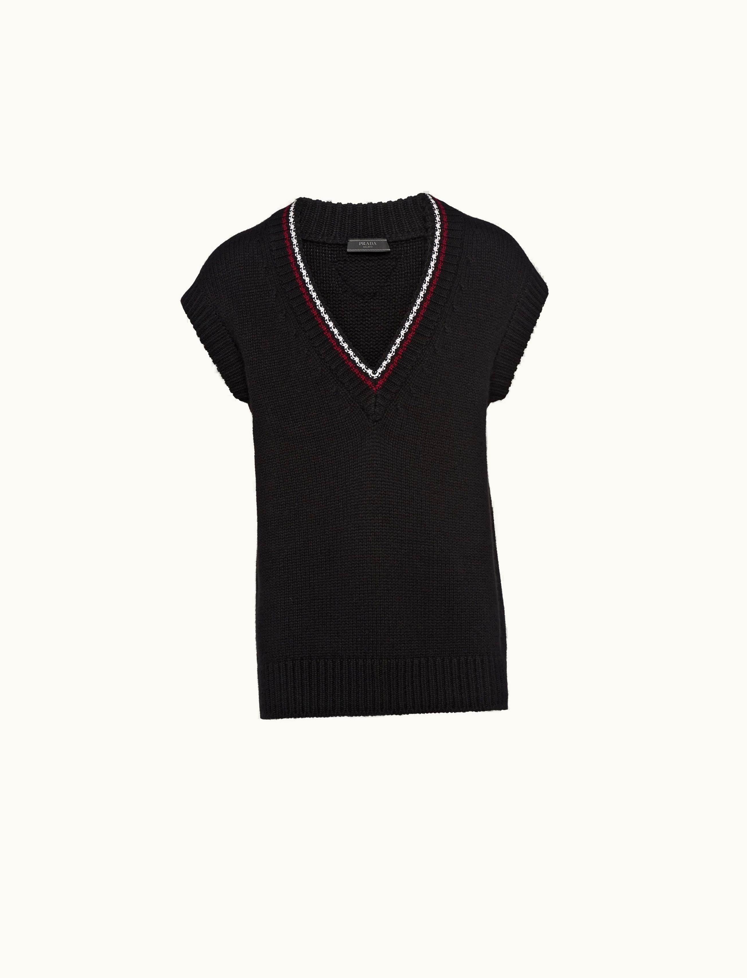 Prada Prada Black Cashmere Vest
