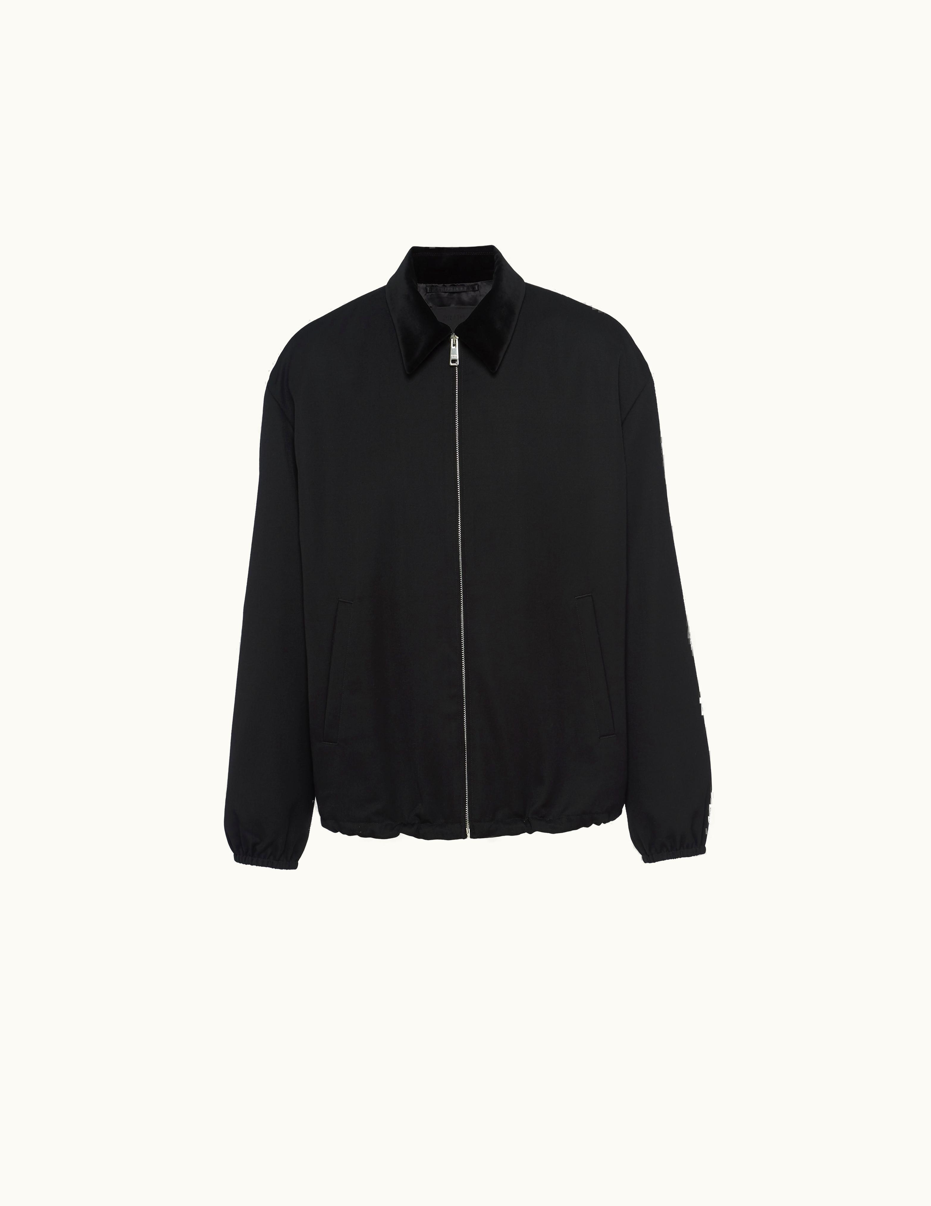 Prada Prada Casual Fit Shirt Jacket Black
