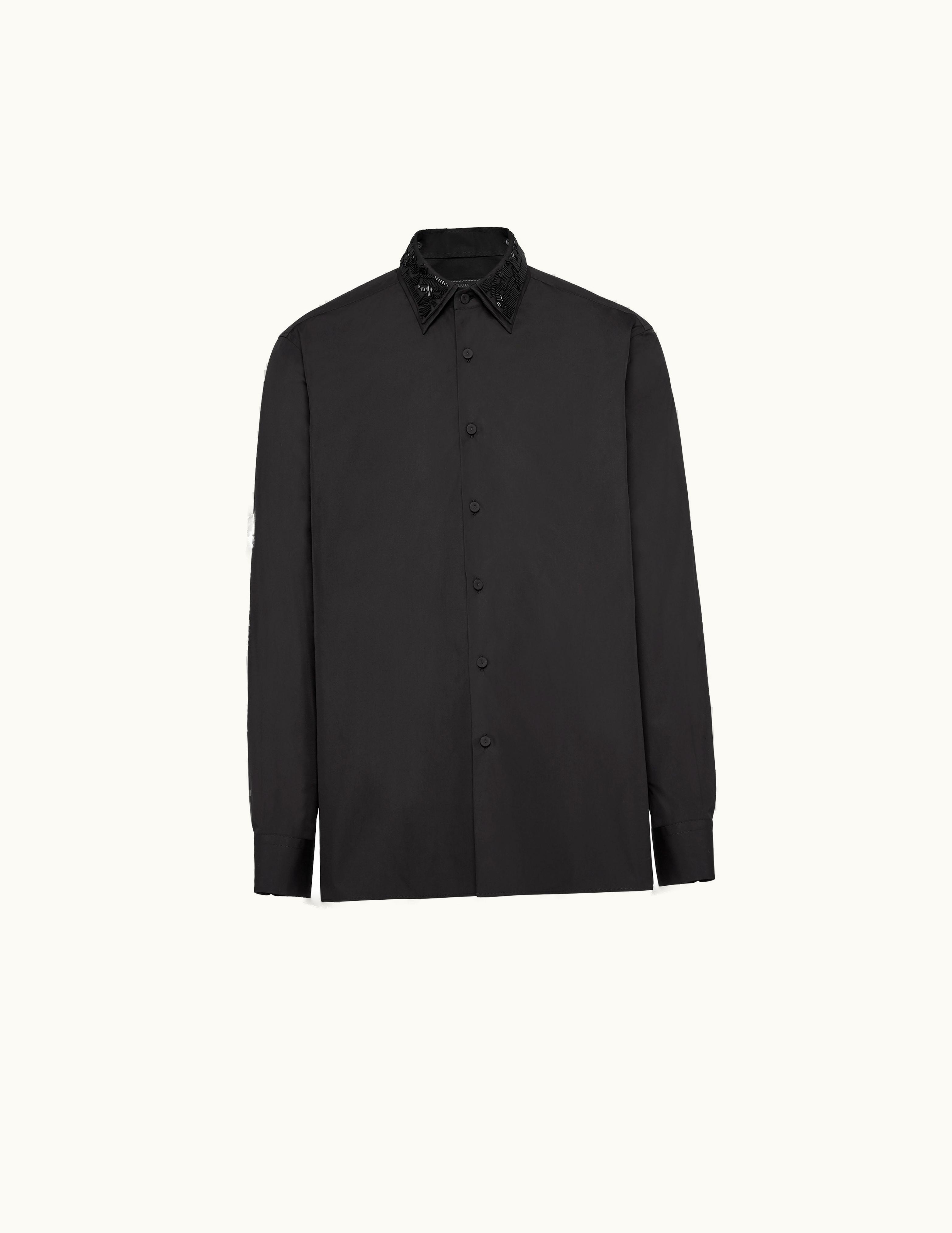 Prada Prada Black / Black Cotton Shirt