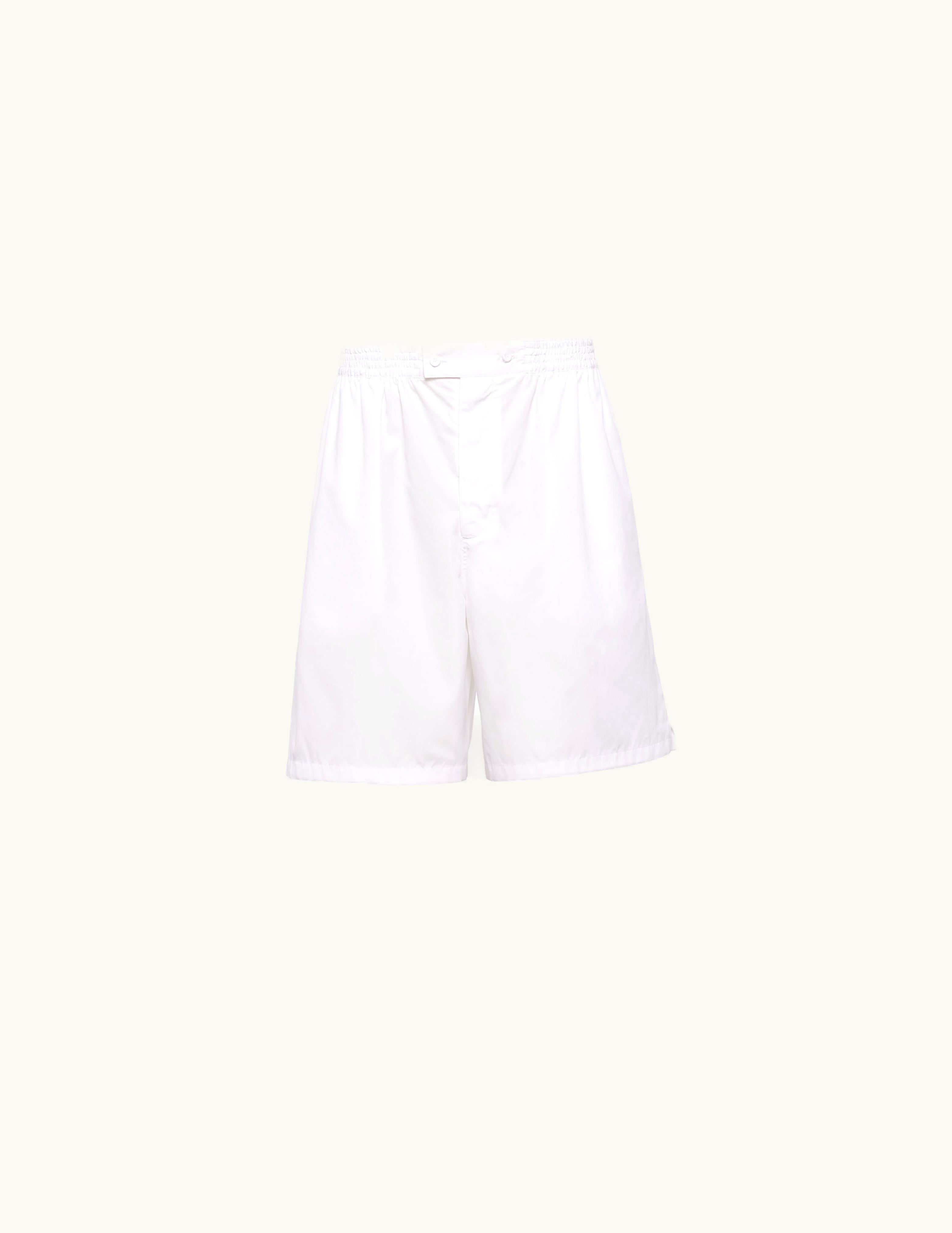Prada Prada White Cotton Bermudas