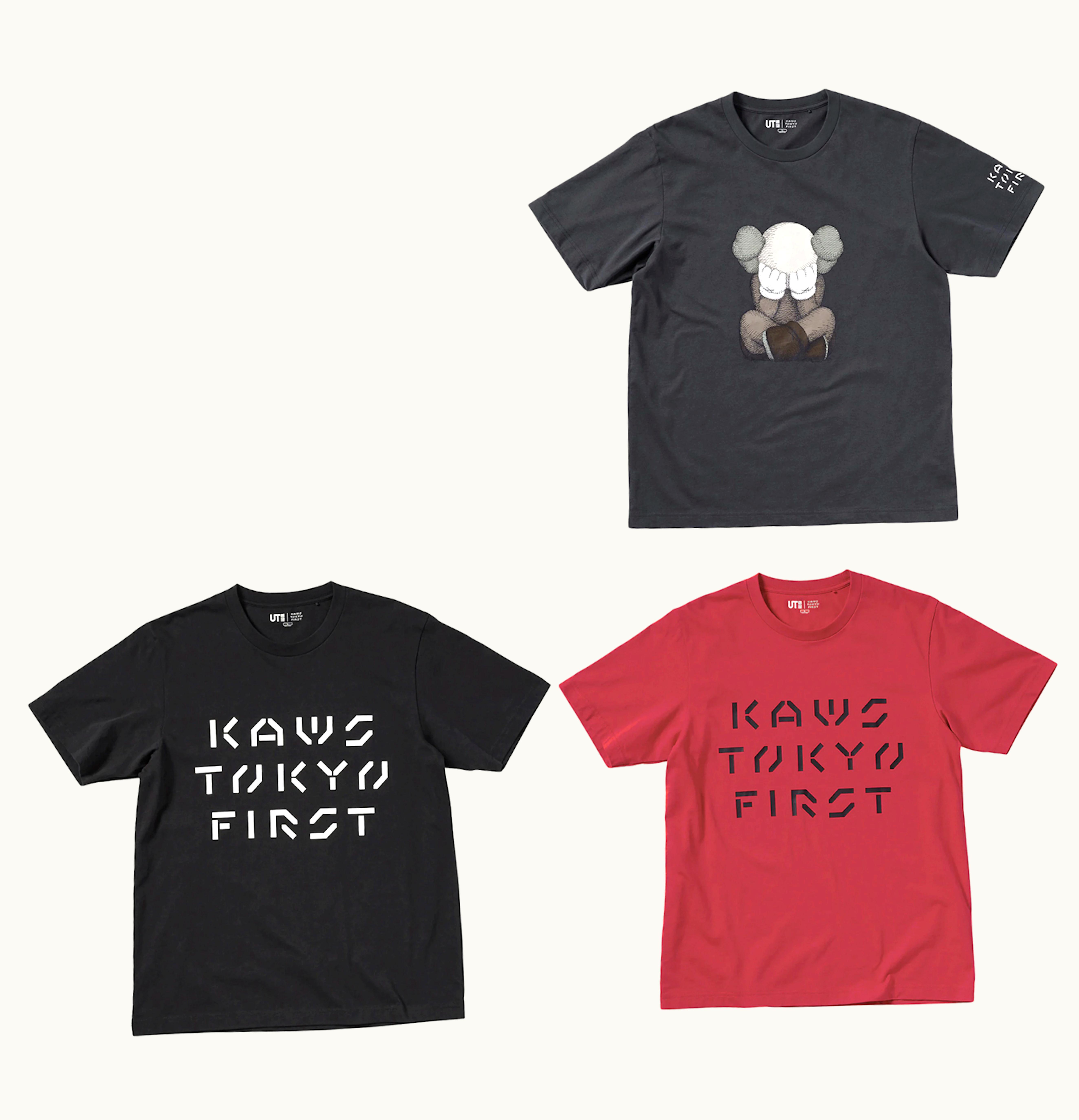 KAWS KAWS x Uniqlo Tokyo First Tee Japanese Sizing Graphic Tee Set3