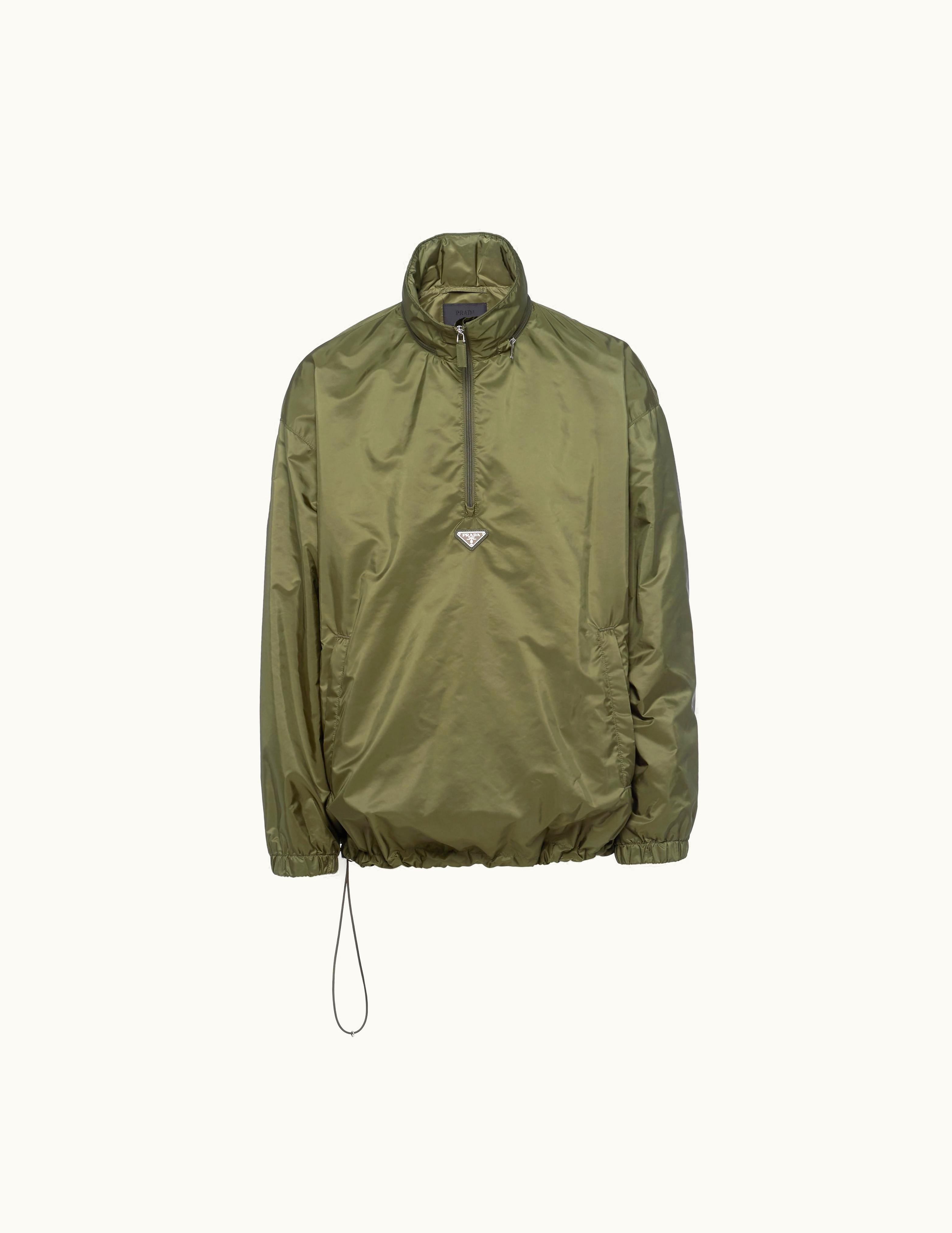 Prada Prada Oversized Green Re-nylon Military Jacket
