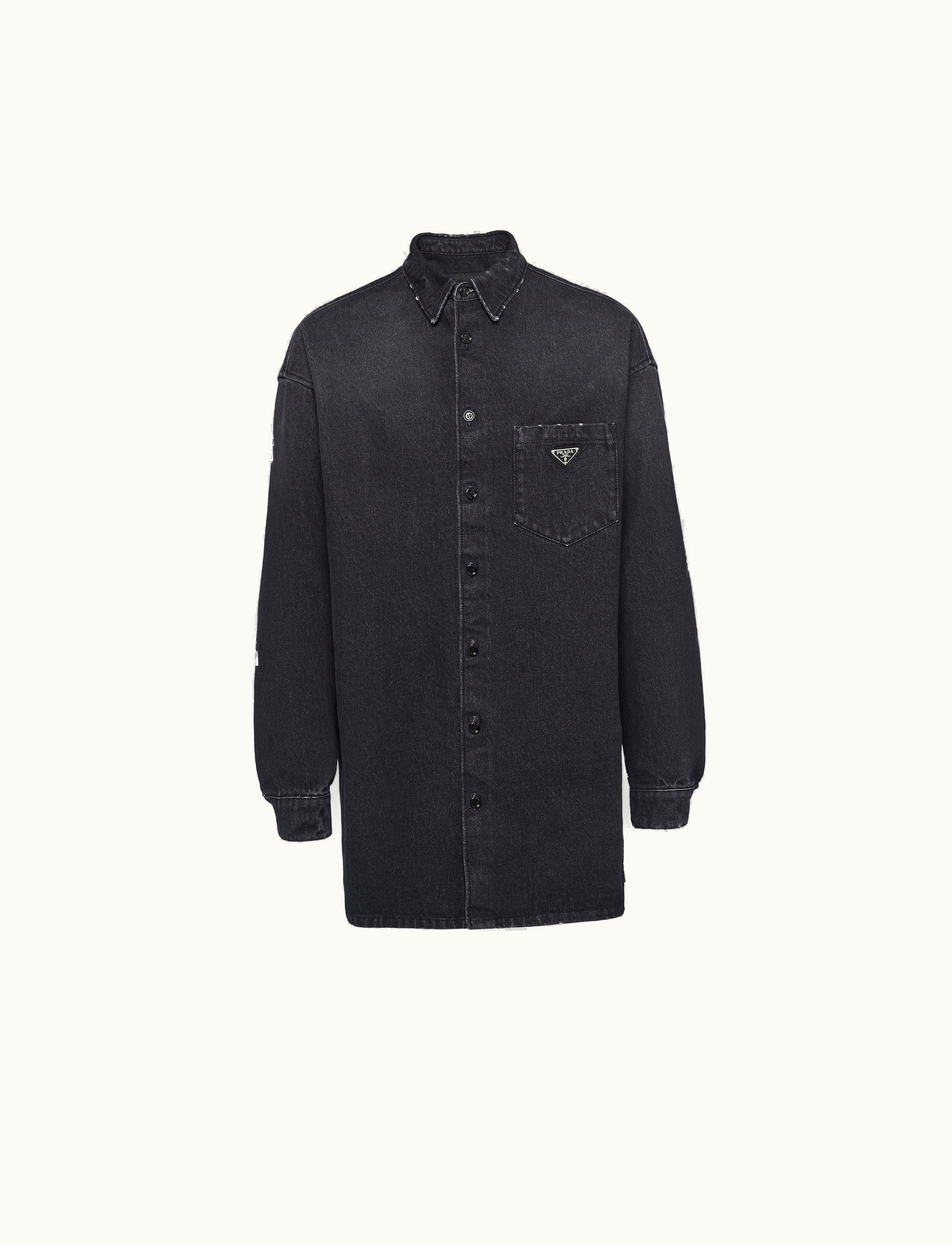 Prada Prada Black Denim Shirt GEC074_109N_F0557_S_222