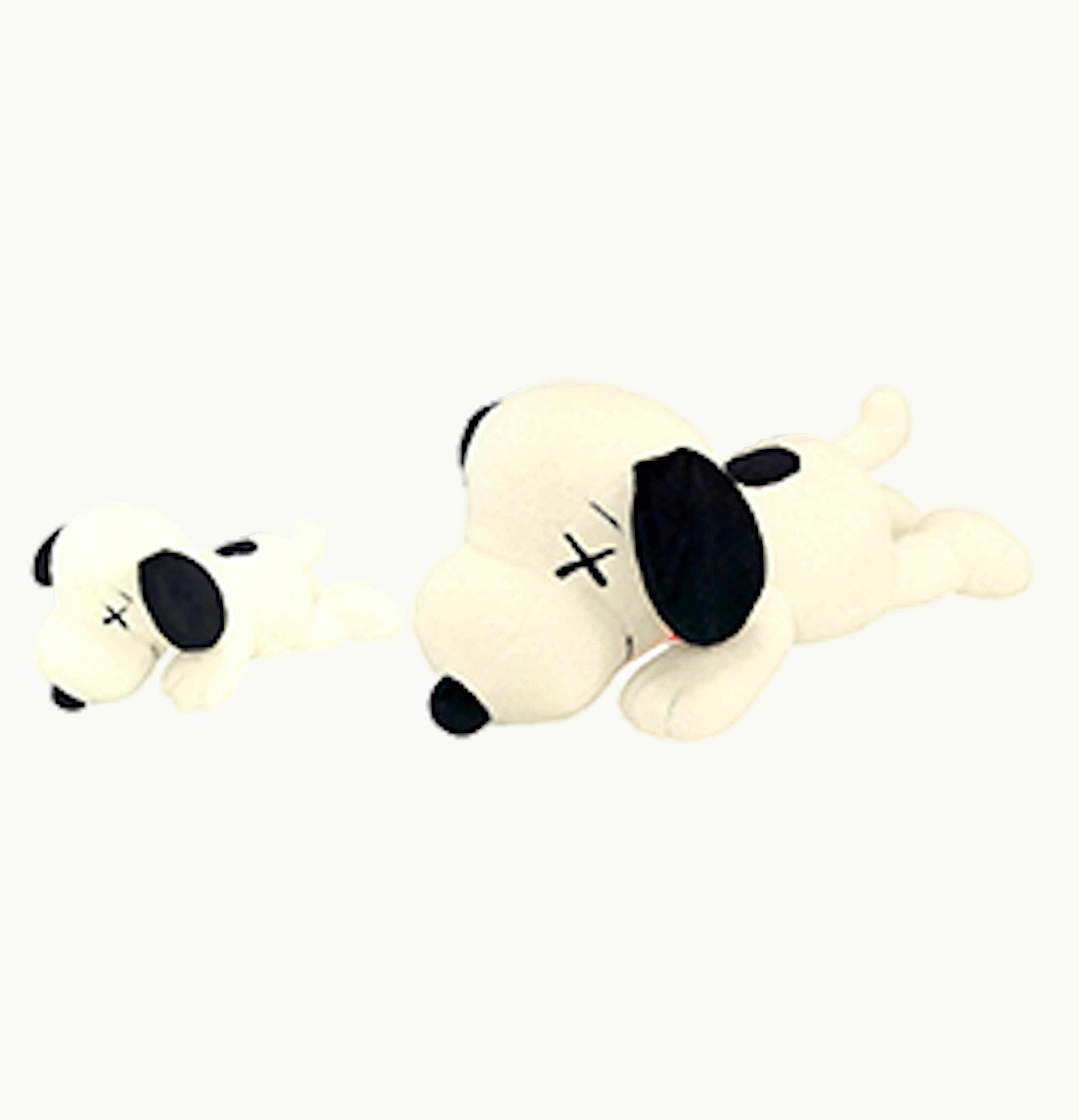 KAWS KAWS x Uniqlo x Peanuts Snoopy Plush Set Small Large White