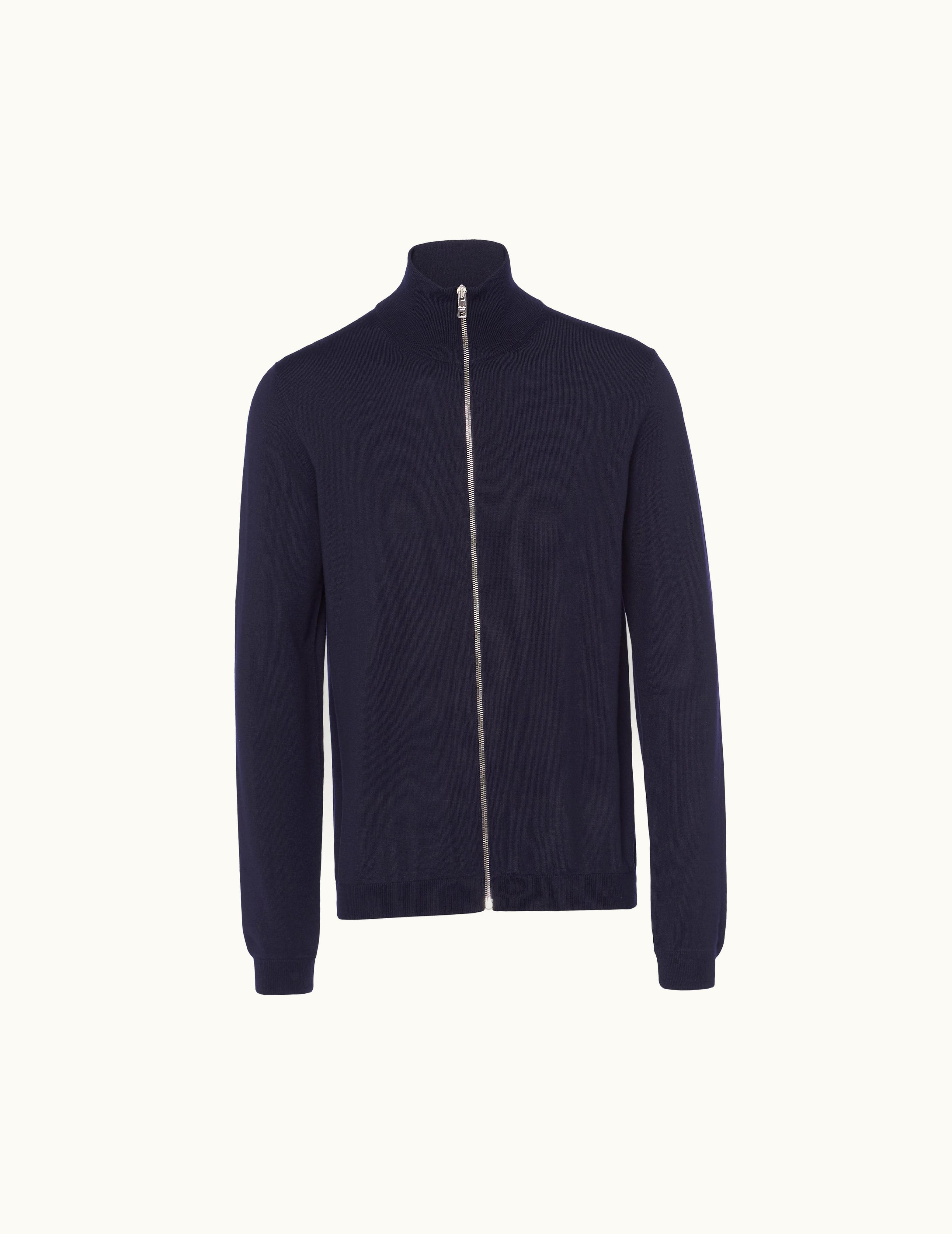 Prada Prada Mock Turtleneck Wool Cardigan