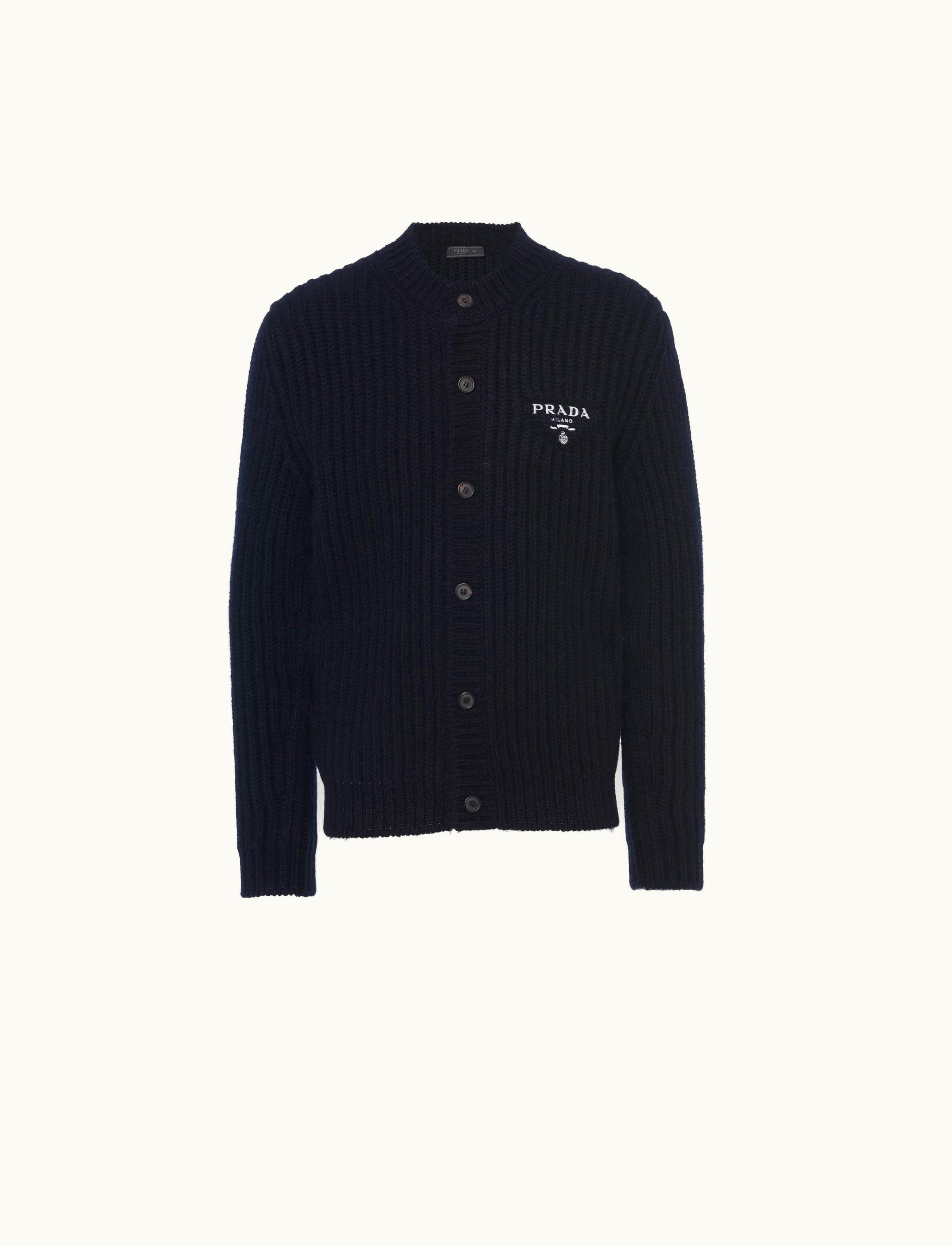 Prada Prada Navy Cashgora Cardigan