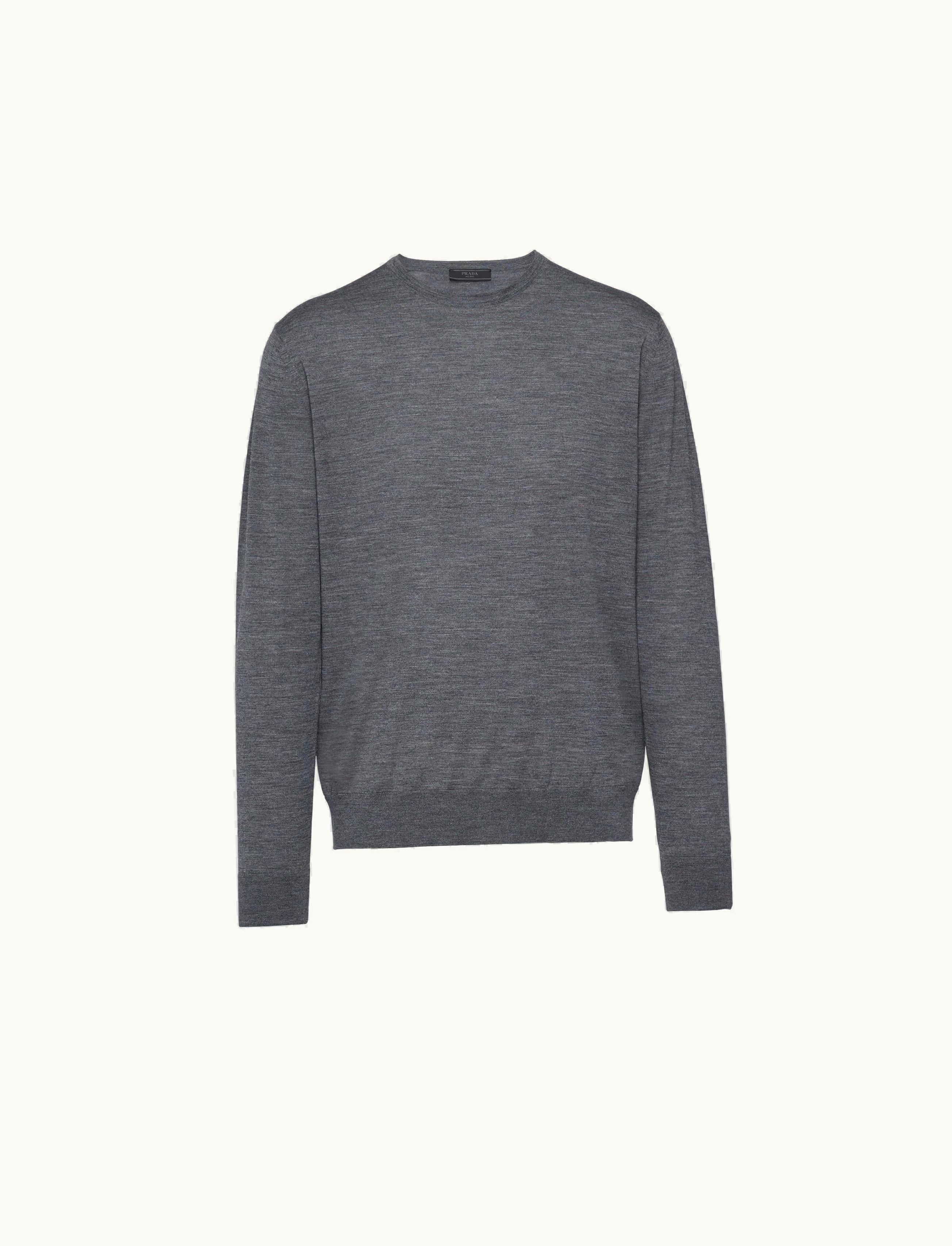 Prada Prada Grey Wool Sweater