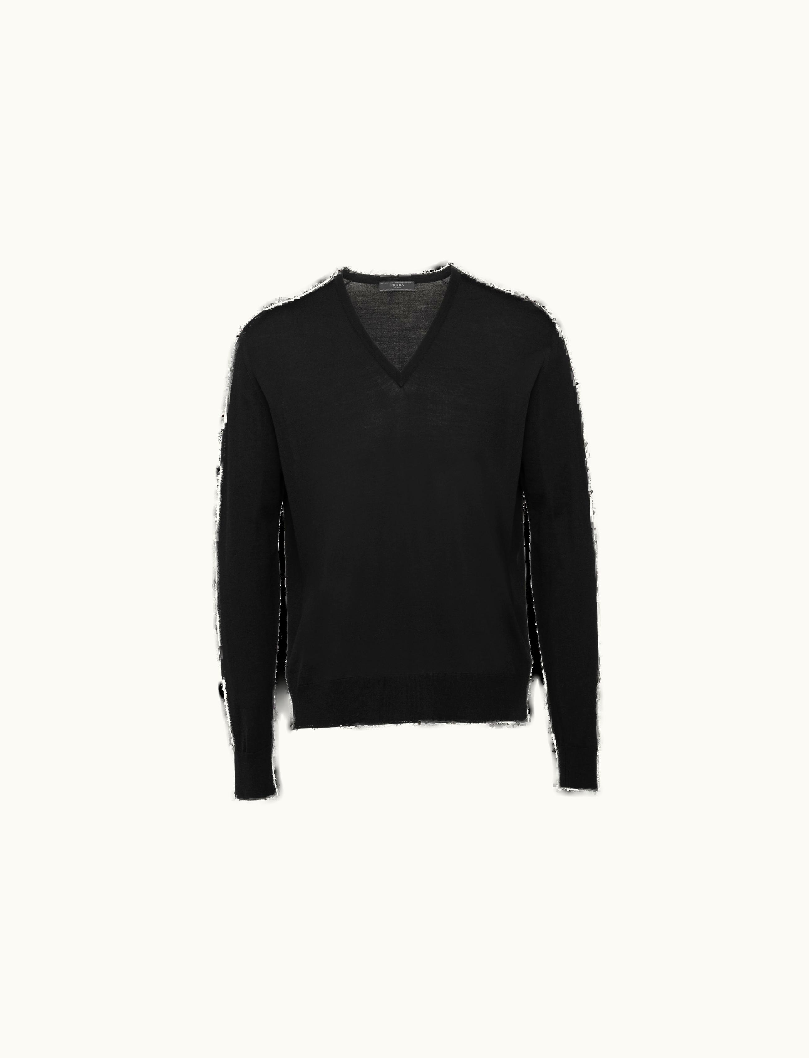 Prada Prada Black Wool Sweater UMM985_C5W_F0002