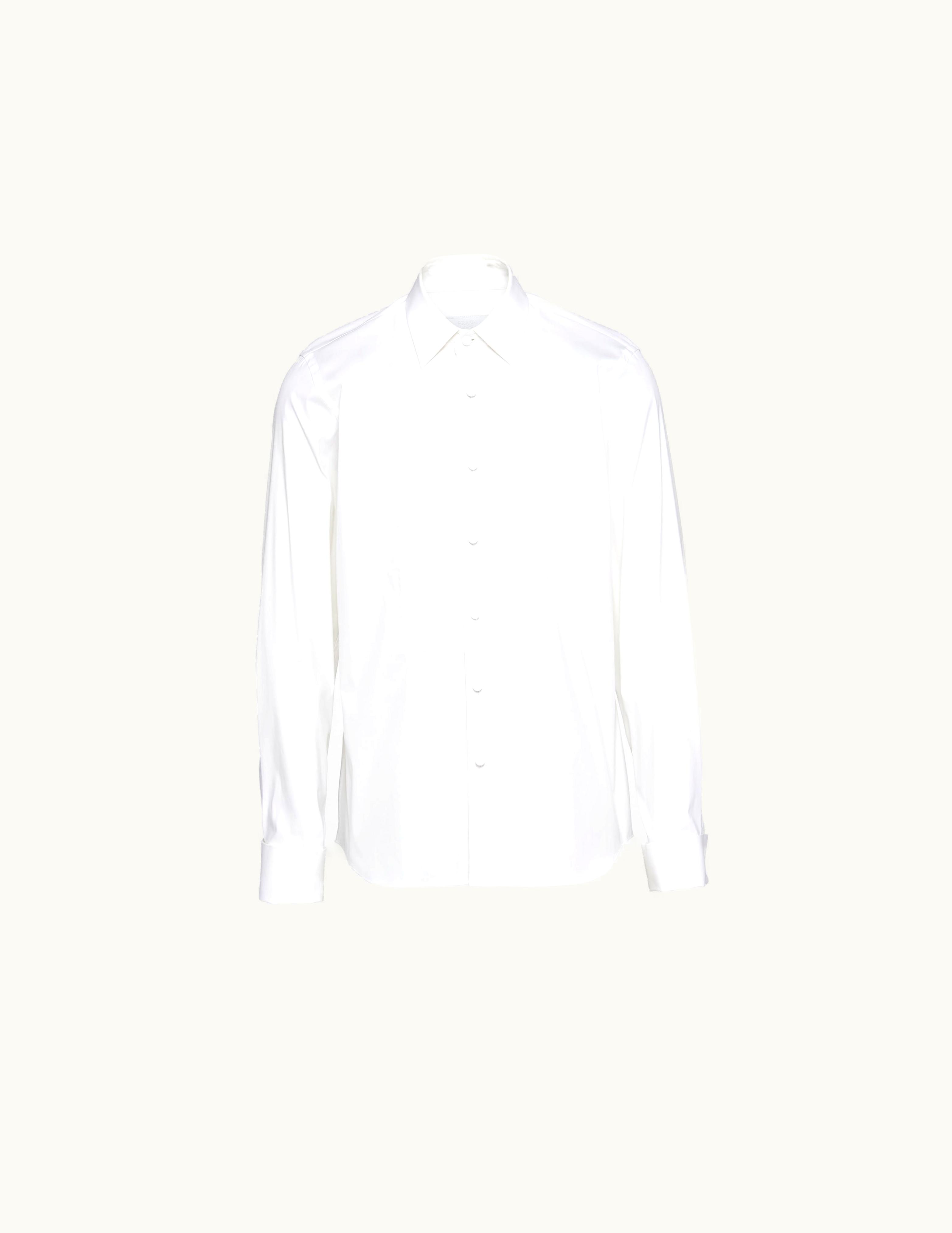 Prada Prada Classic White Cotton Shirt