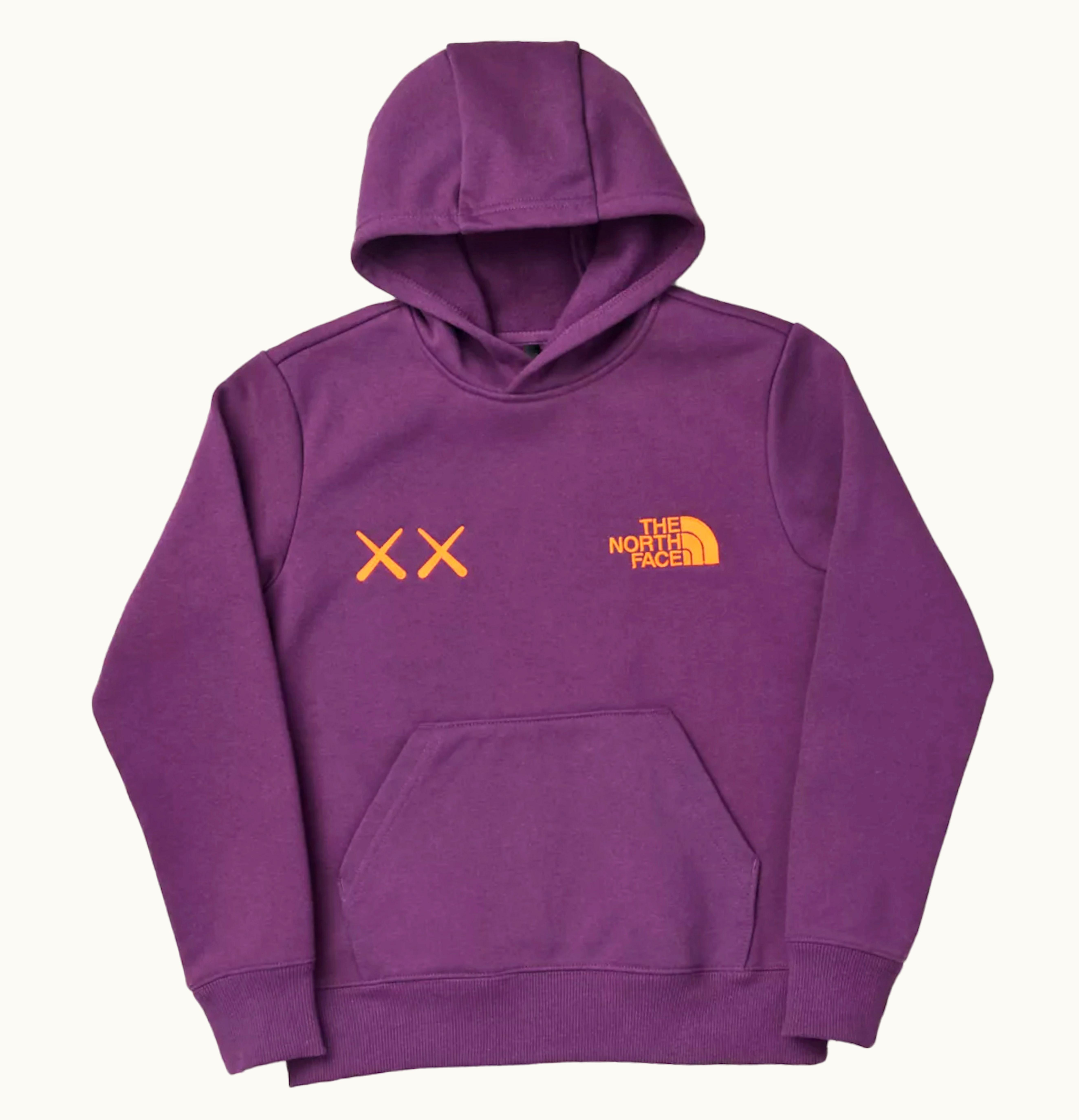 KAWS KAWS x The North Face Youth Hoodie Blackberry Wine