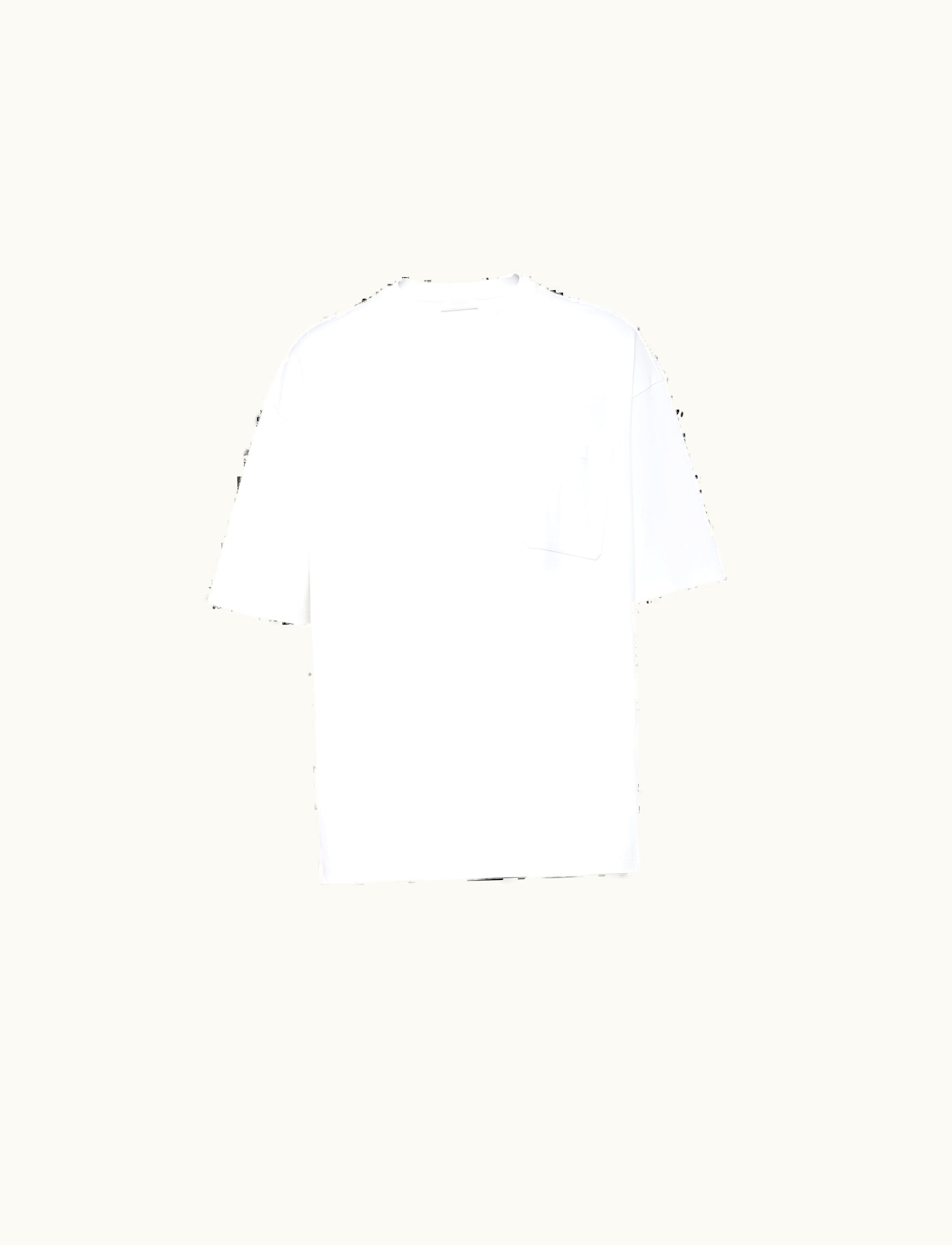 Prada Prada White Oversized Cotton T-shirt