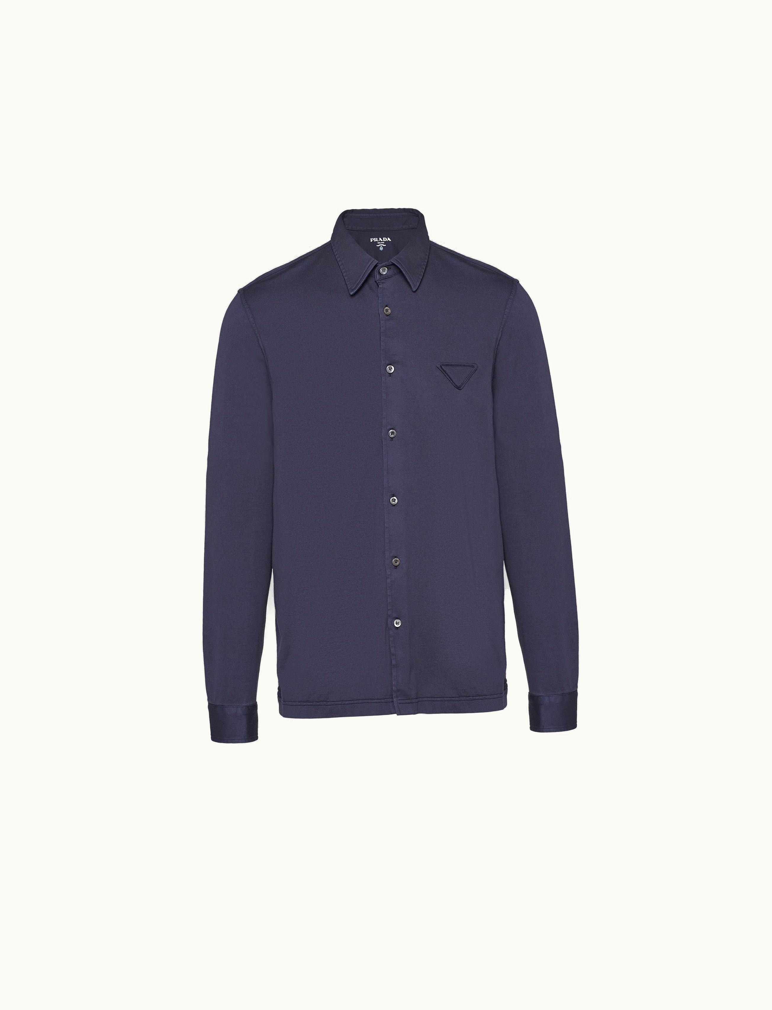 Prada Prada Navy Cotton Shirt