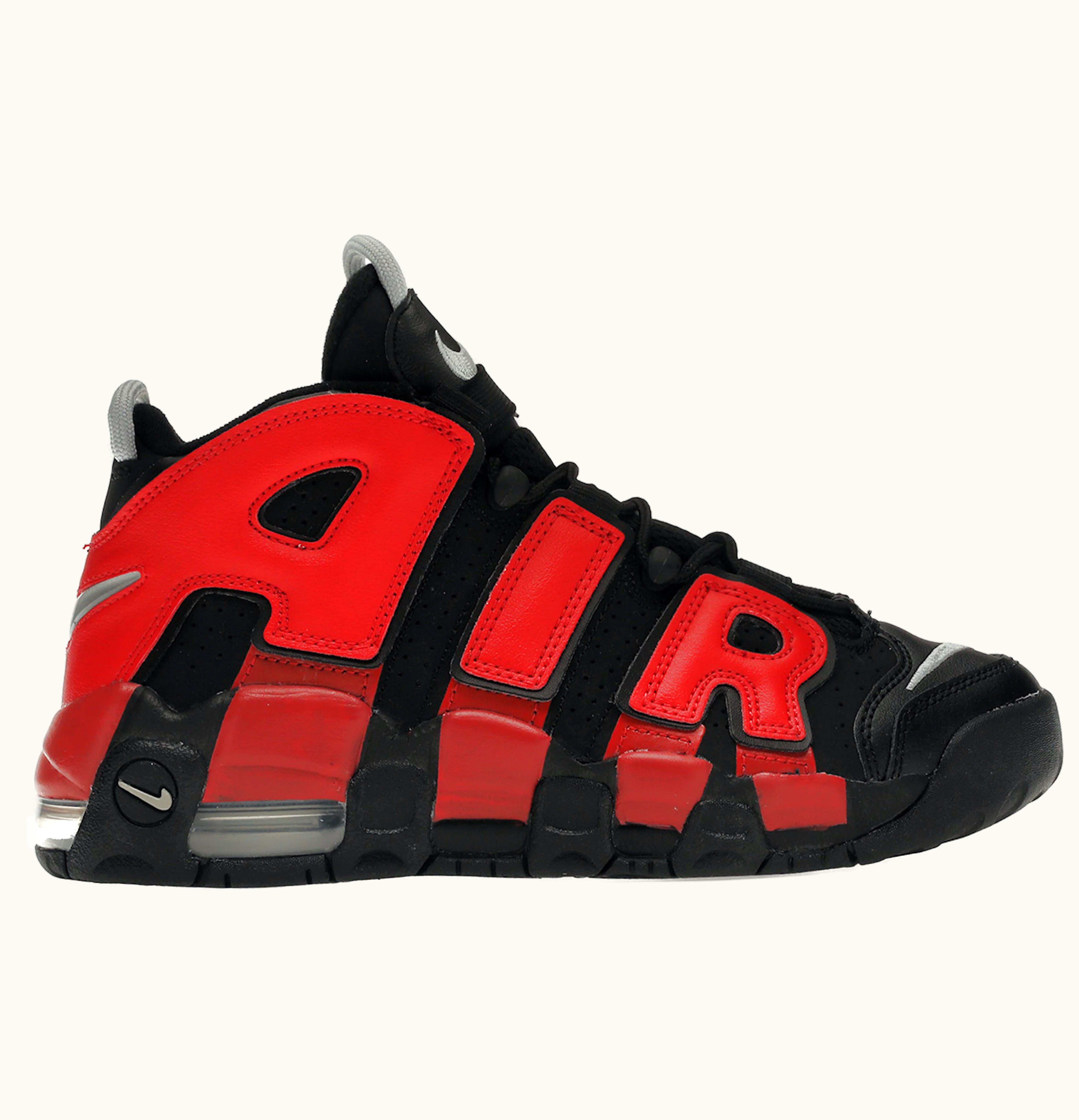 Nike Nike Air More Uptempo Alternates Navy And Red GS