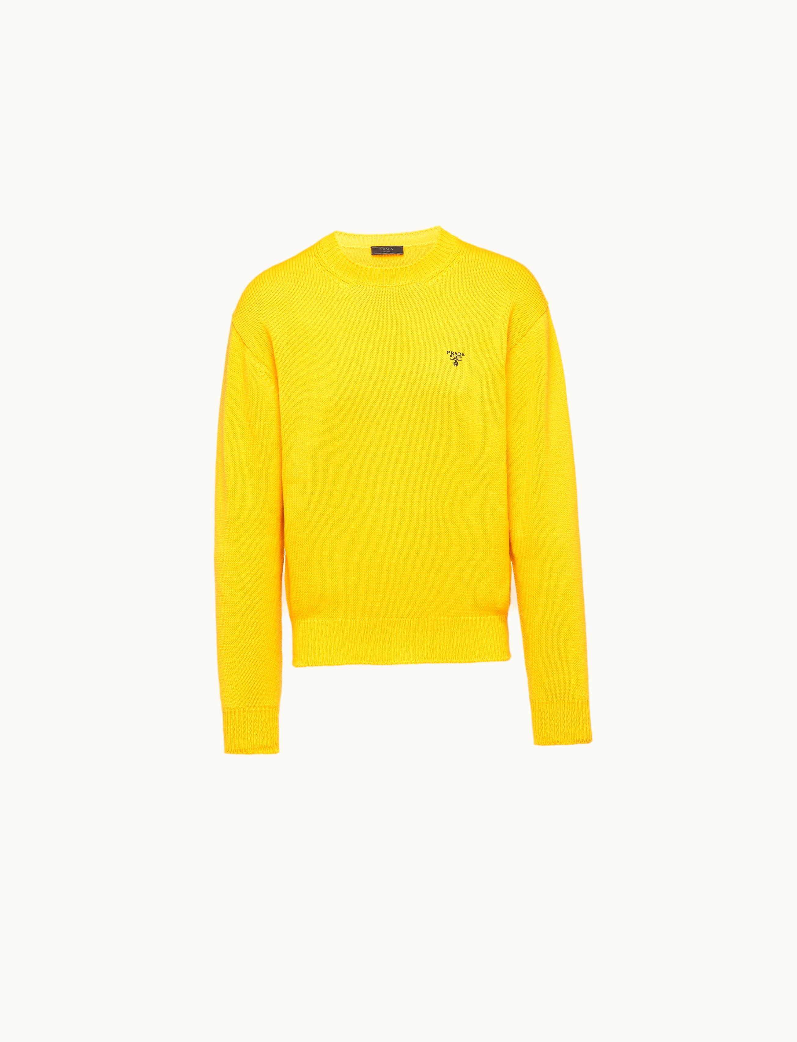 Prada Prada Yellow Cashmere Sweater