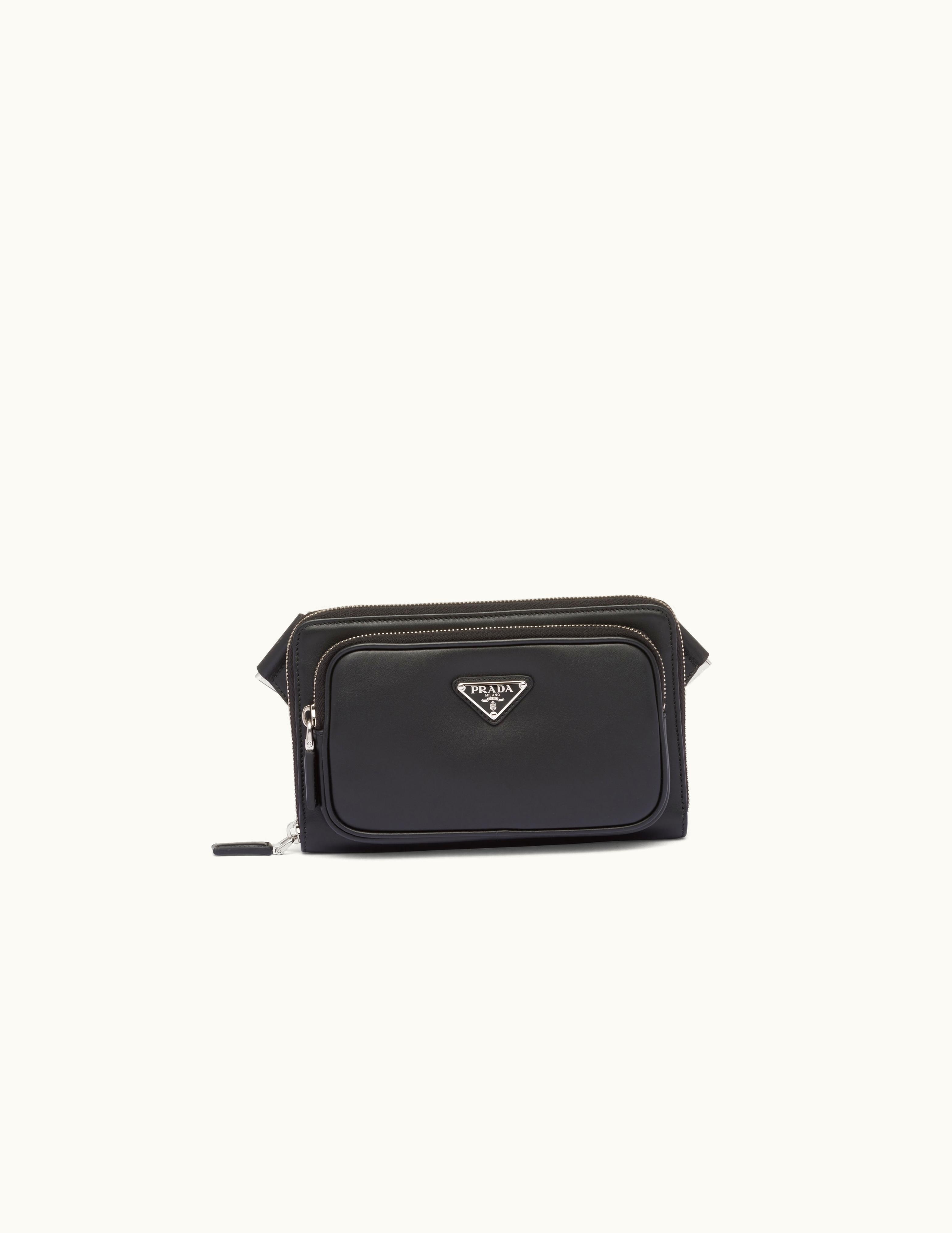 Prada Prada Black Leather Belt Bag