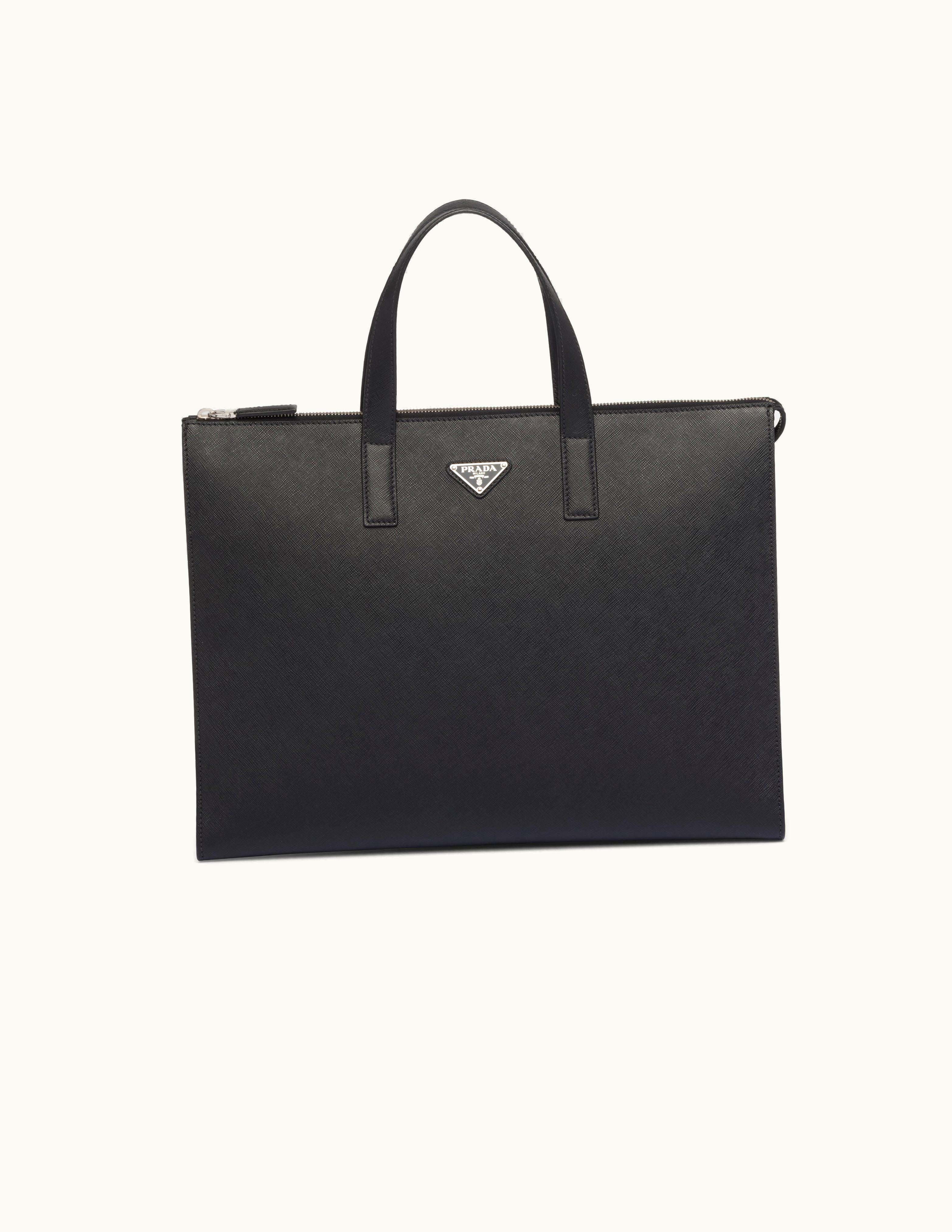 Prada Prada Black Saffiano Leather Tote